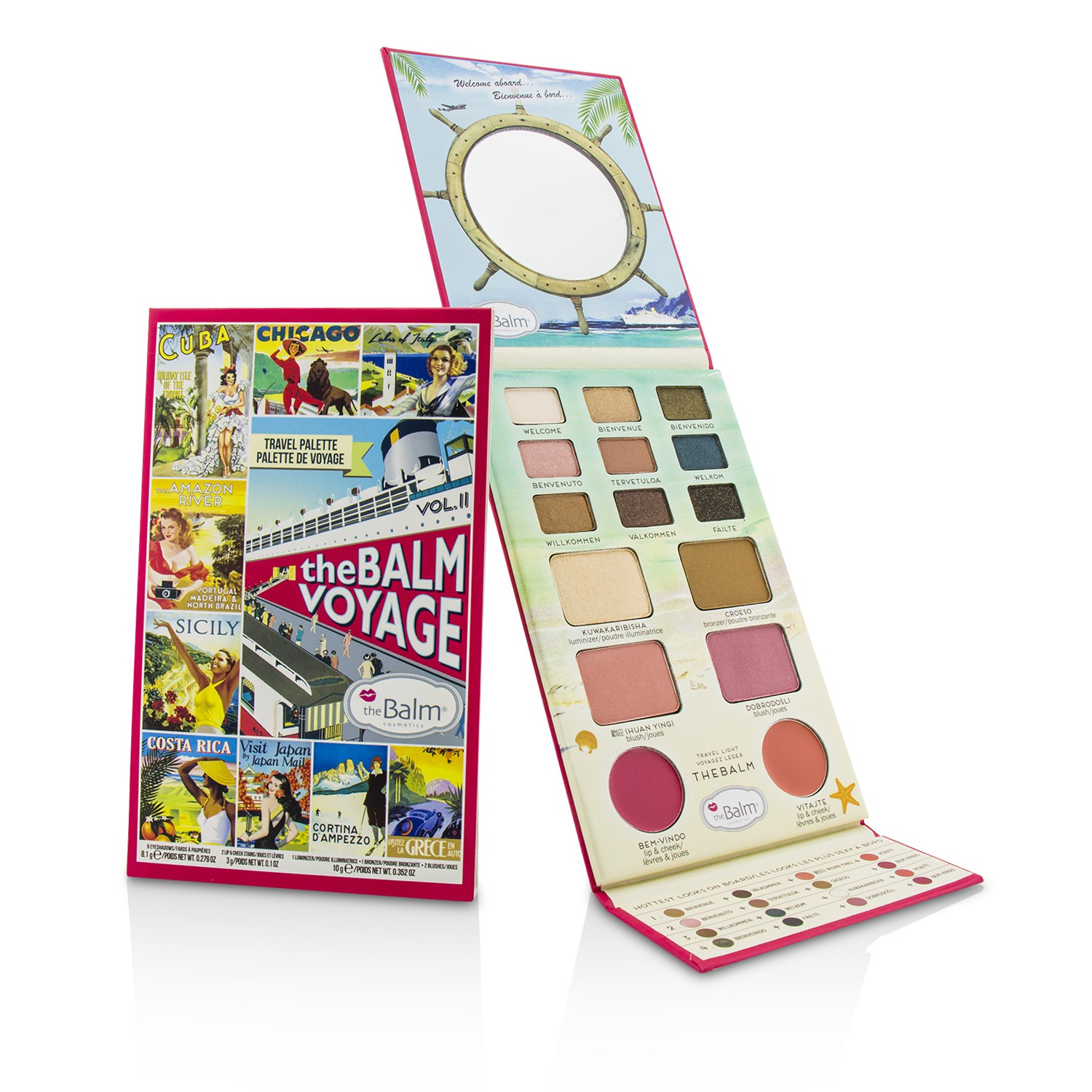 TheBalm TheBalm Voyage Vol.2 Face Palette 21.1g/0.731oz