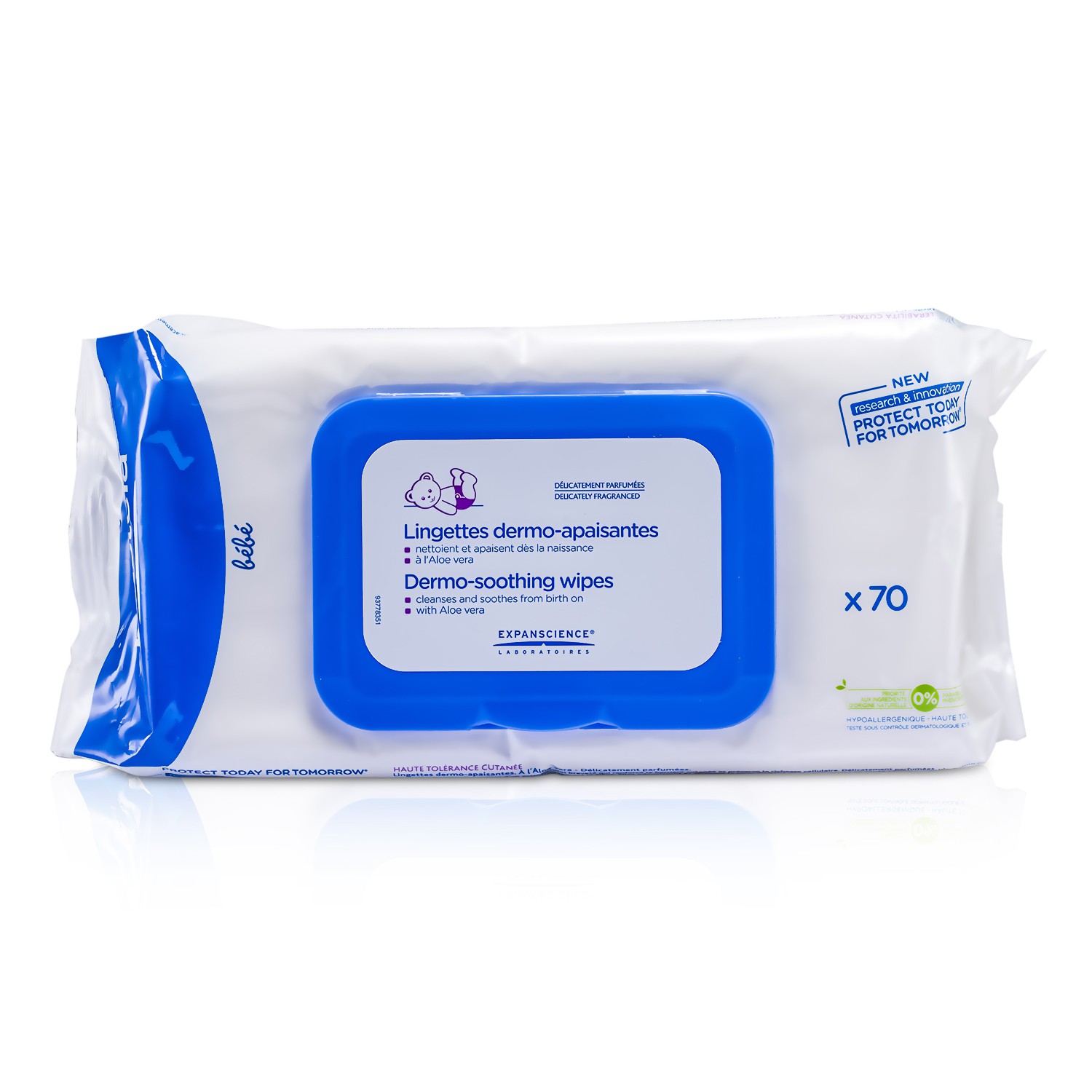 Mustela Dermo-Soothing Wipes - Cleanses & Soothes Delicate Skin (Exp. Date: 09/2017) 70wipes