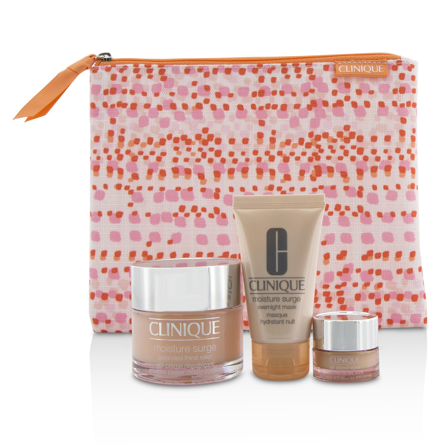 Clinique Moisture Favourites Set: Moisture Surge 50ml + Overnight Mask 30ml + All About Eyes 5ml + Bag 3pcs+1bag