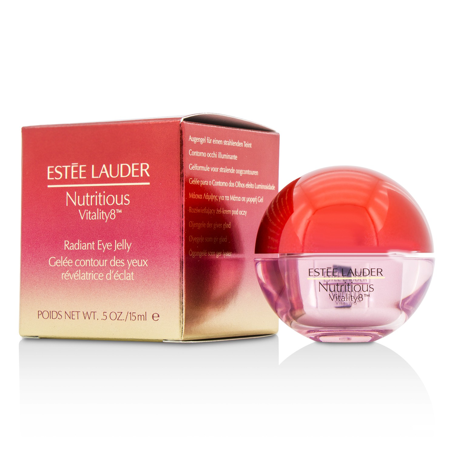 Estee Lauder 雅诗兰黛 鲜活亮采眼部凝露 红石榴眼霜修护减缓氧化 15ml