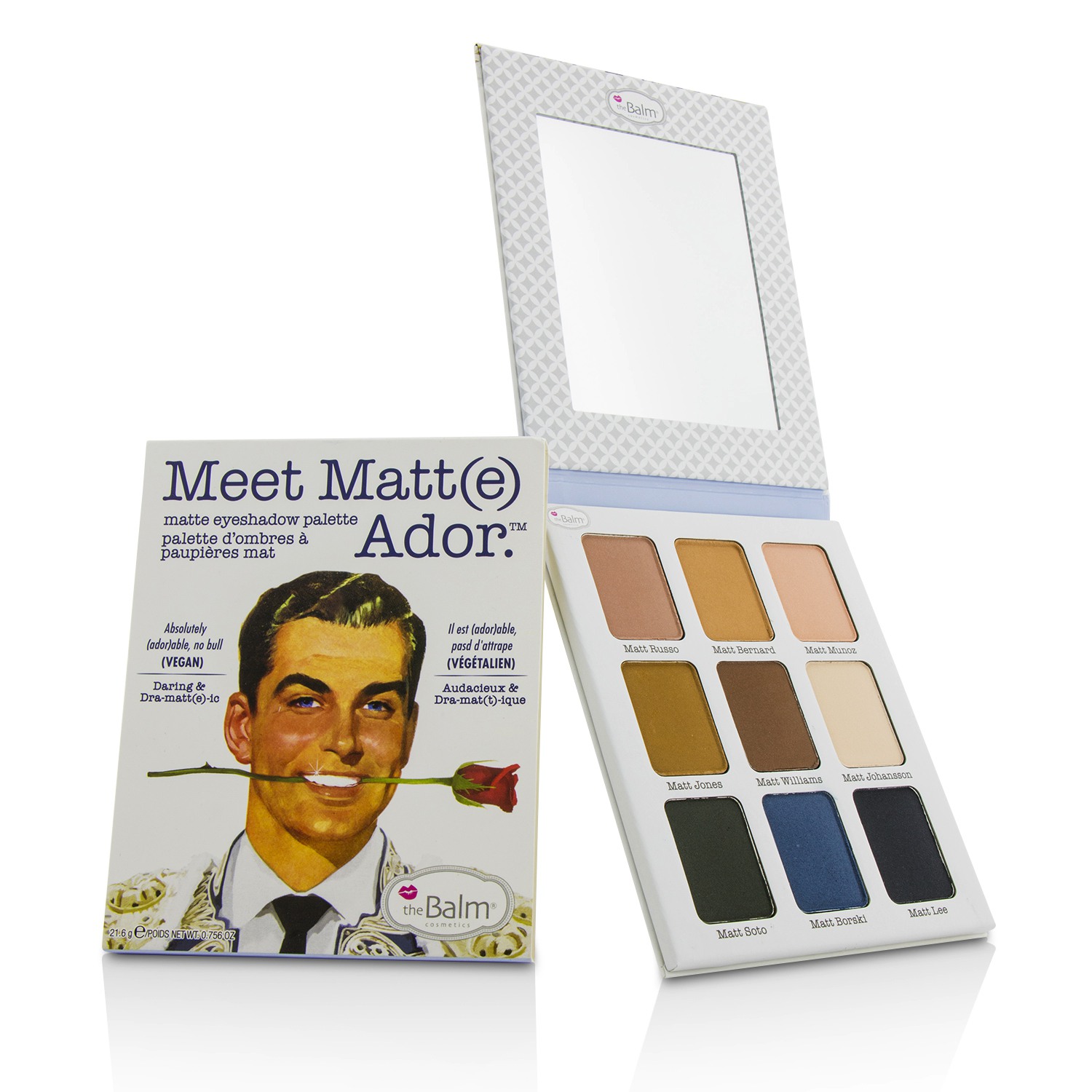 TheBalm Meet Matt(e) Ador Matte Eyeshadow Palette 21.6g/0.756oz