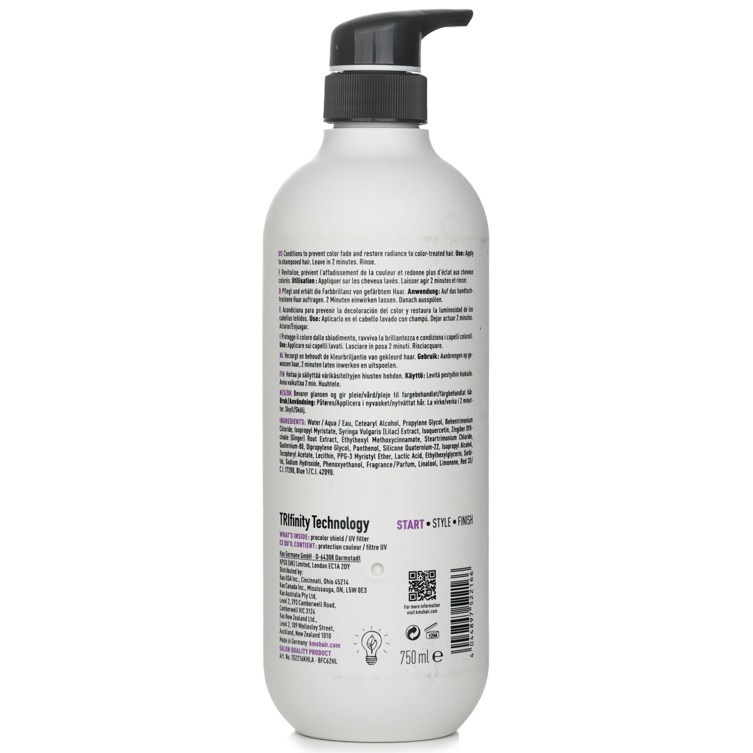 KMS California Color Vitality Conditioner (Color Protection and Conditioning) 750ml/25.3oz