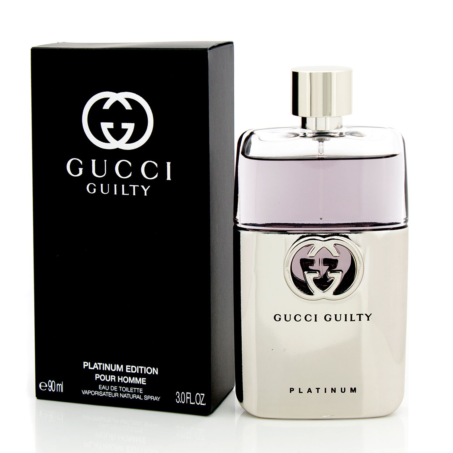 Gucci Guilty Platinum Edition Pour Homme Eau De Toilette Spray 90ml/3oz