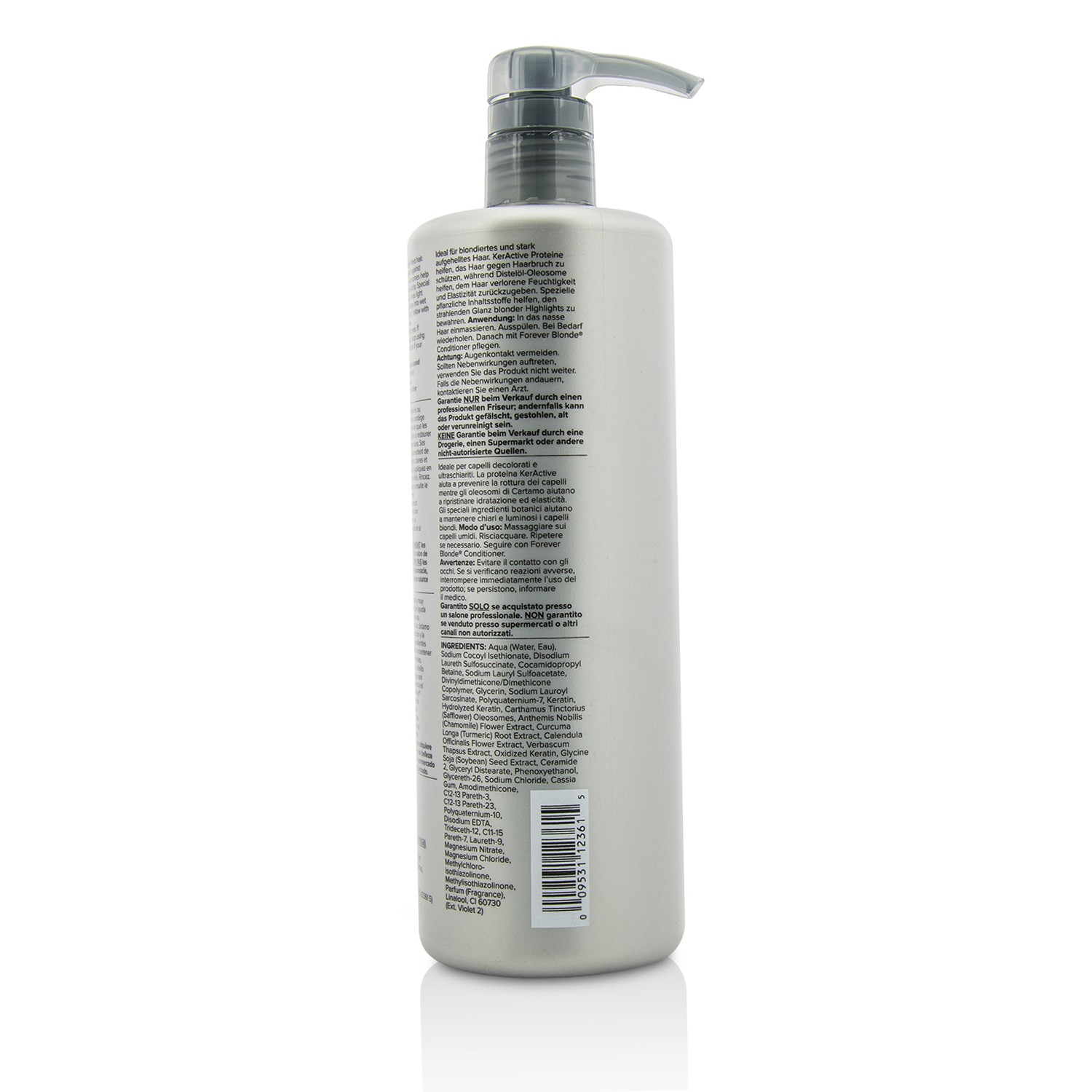 Paul Mitchell Forever Blonde Shampoo (Intense Hydration - KerActive Repair) שמפו לשיער בלונדיני 710ml/24oz