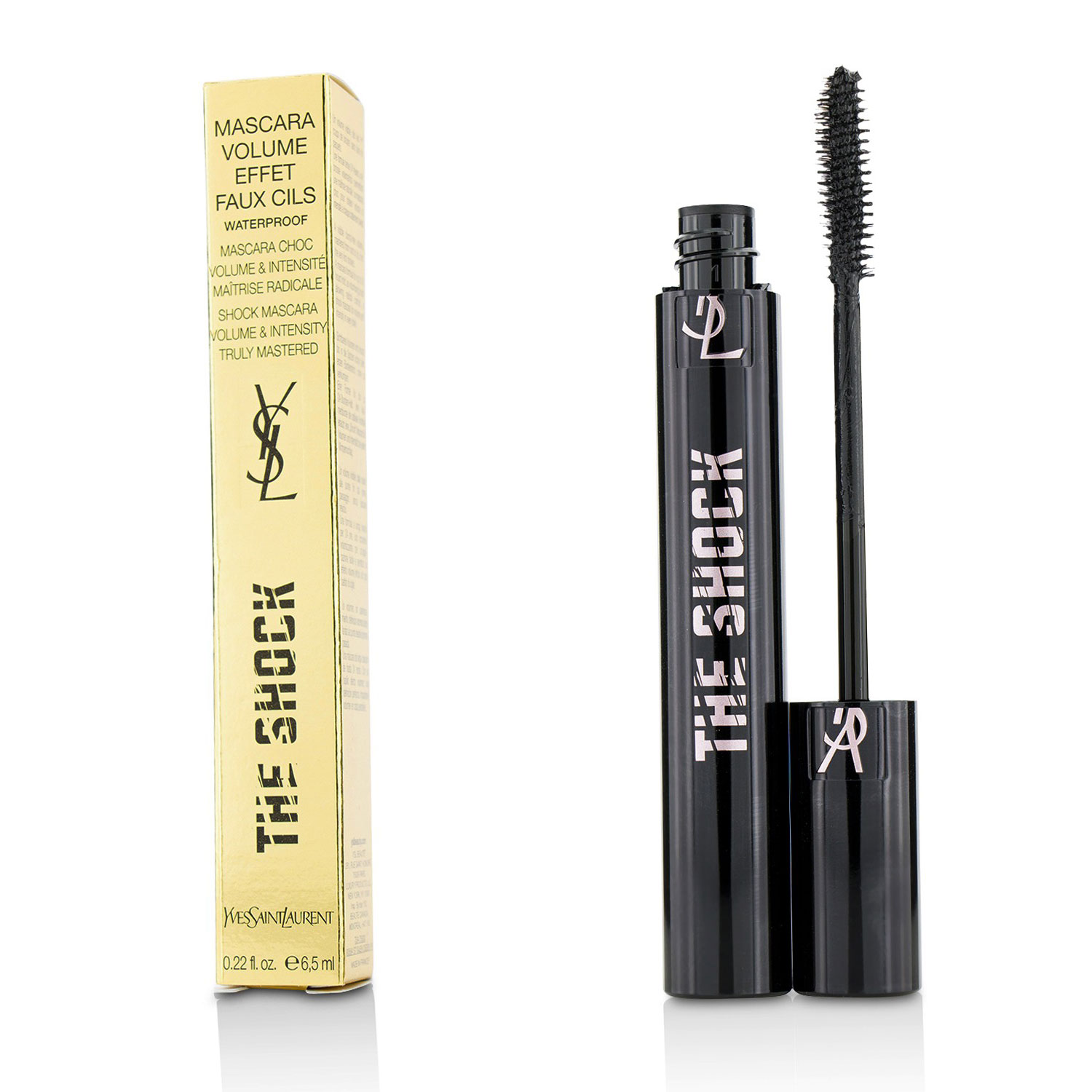 圣罗兰(YSL) Yves Saint Laurent 绒密防水睫毛膏(炫黑版)The Shock Mascara 6.5ml/0.22oz