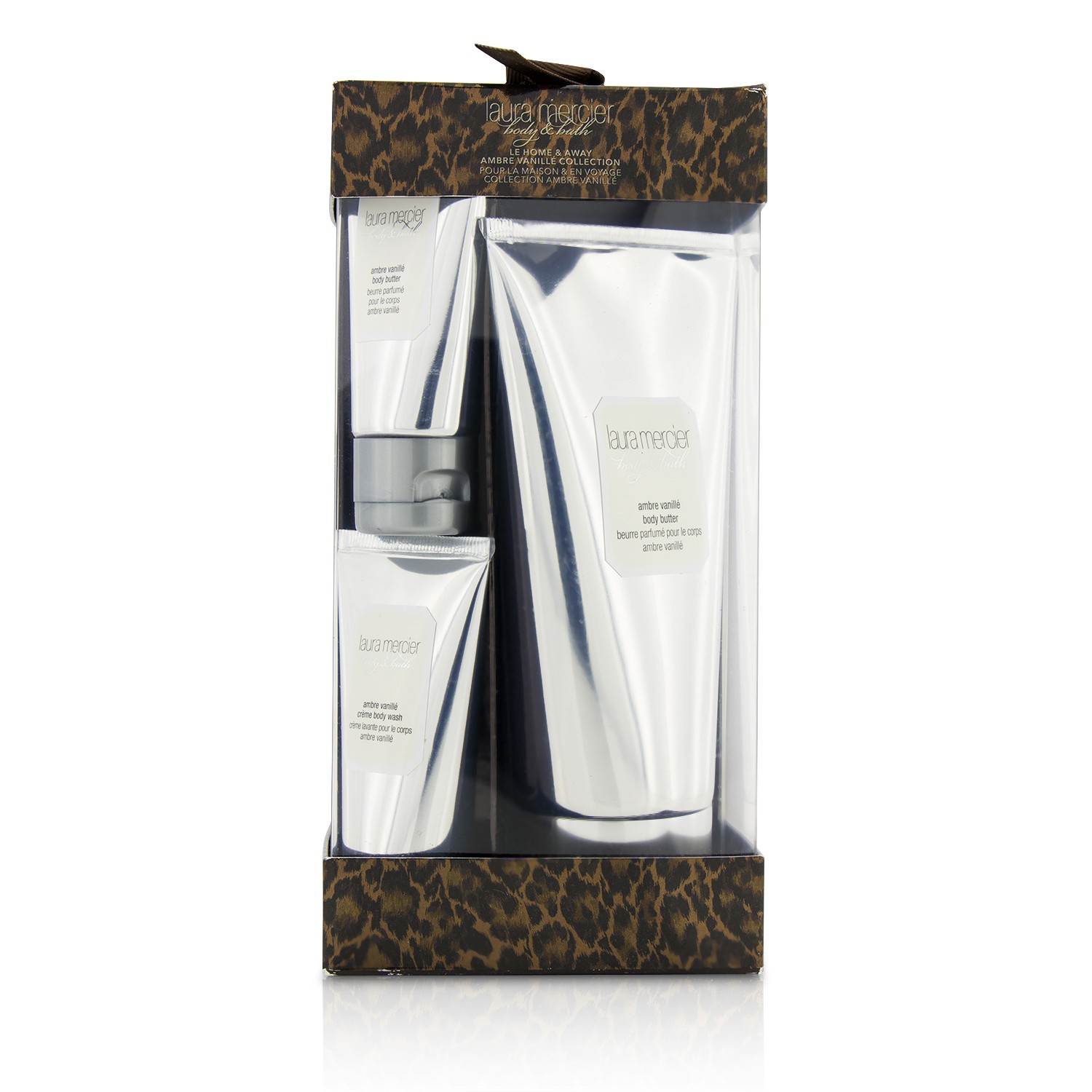 Laura Mercier Le Home & Away Ambre Vanille Collection 3pcs