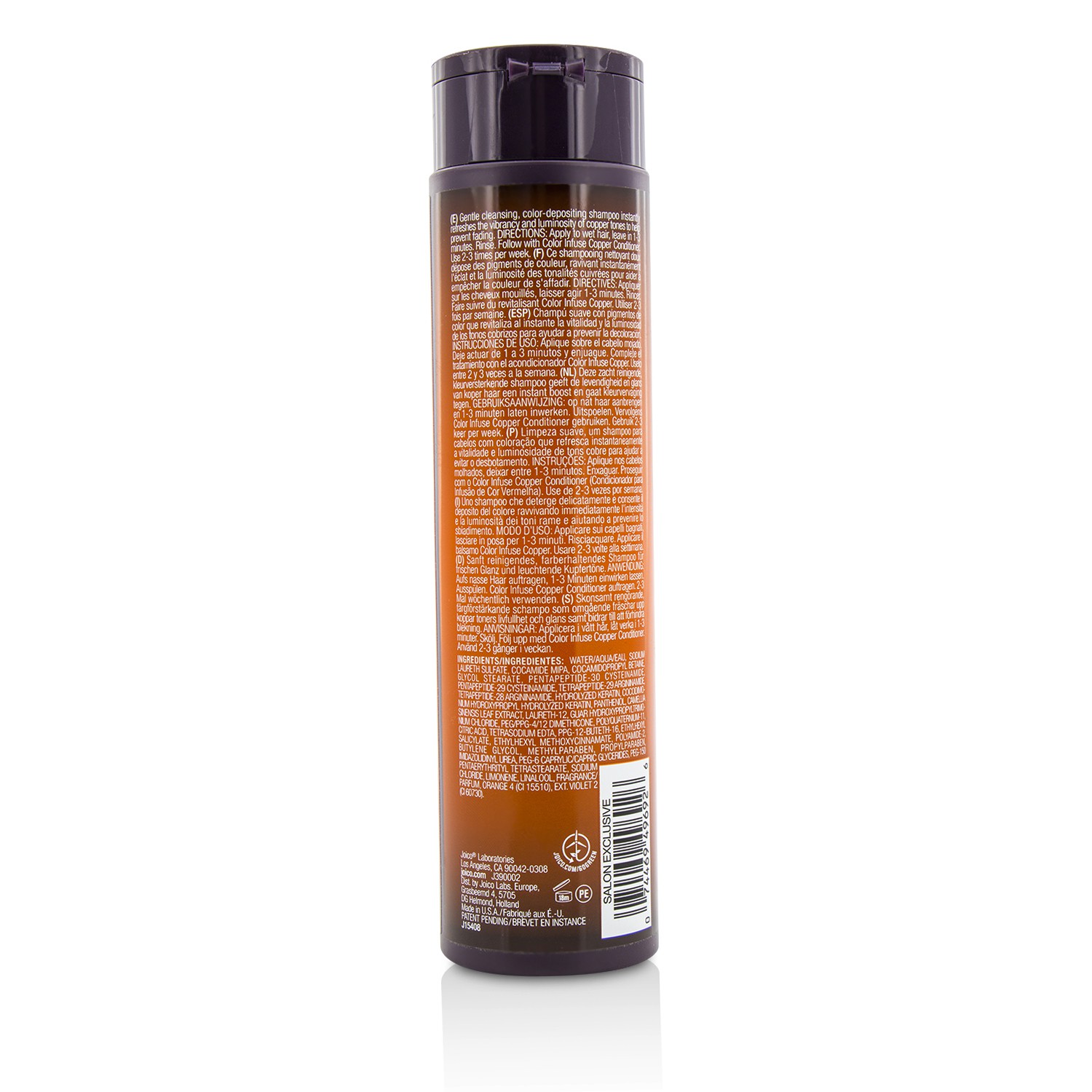 Joico Color Infuse Copper Shampoo (Gir nytt liv til kobberfarget hår) 300ml/10.1oz