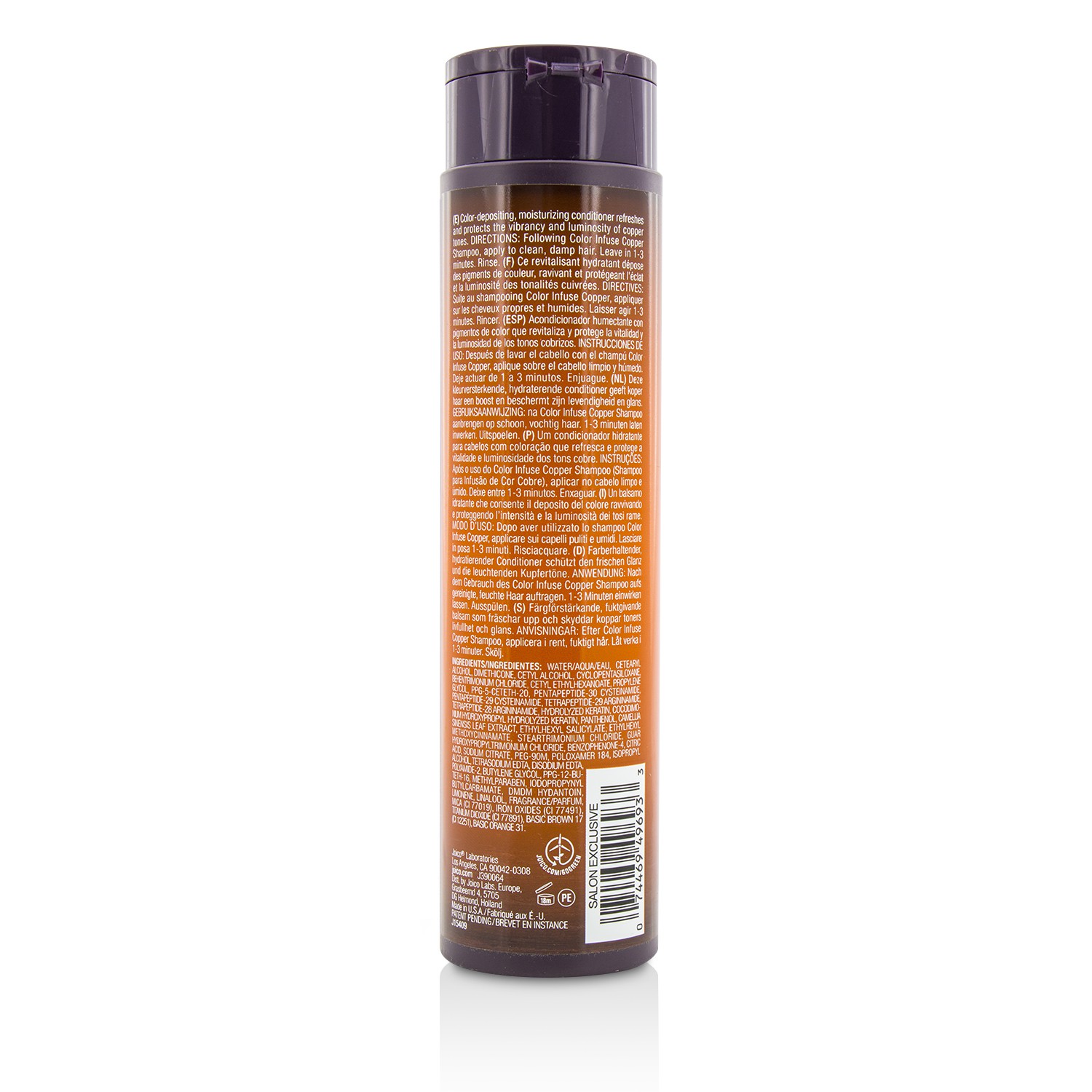 Joico Color Infuse Copper Acondicionador (Para Revivir el Cabello Cobrizo) 300ml/10.1oz