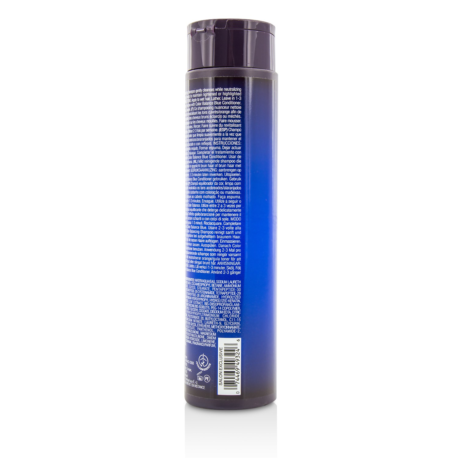 Joico Color Balance Blue Shampoo (Eliminates Brassy/Orange Tones on Lightened Brown Hair) 300ml/10.1oz