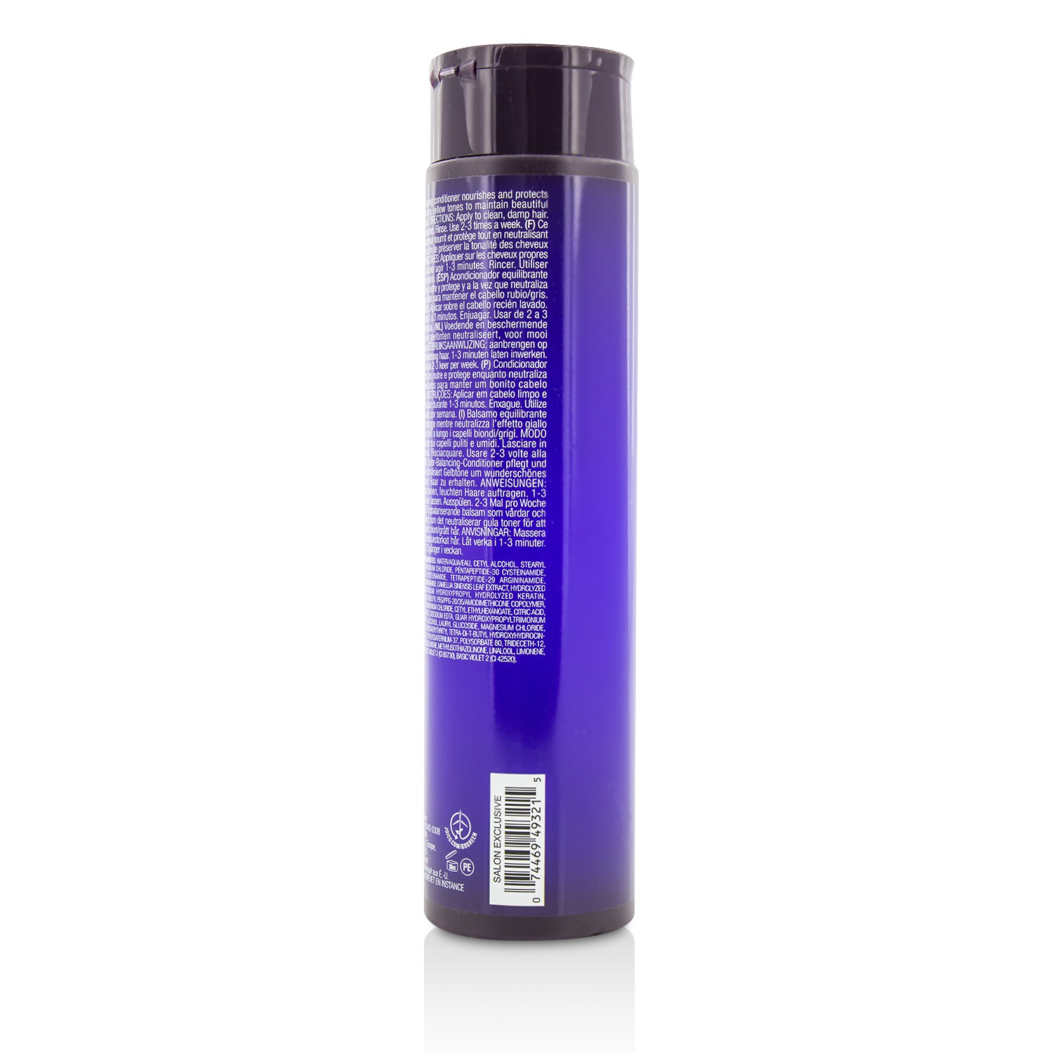 Joico Color Balance Purple Conditioner (Eliminates Brassy/Yellow Tones on Blonde/Gray Hair) 300ml/10.1oz