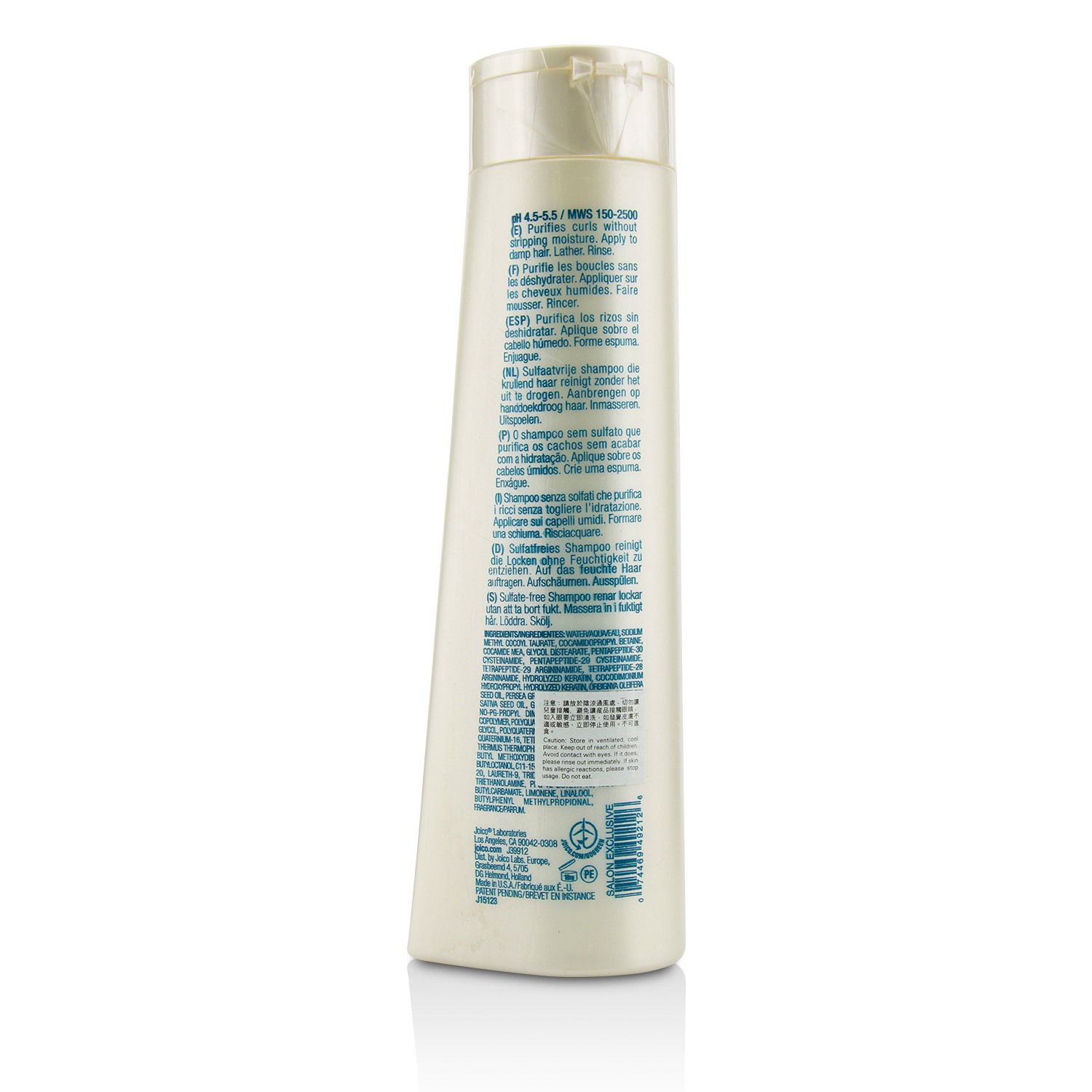 Joico Curl Cleansing Champú Libre de Sulfato (Para Rizos Flexibles, Saludables) 300ml/10.1oz