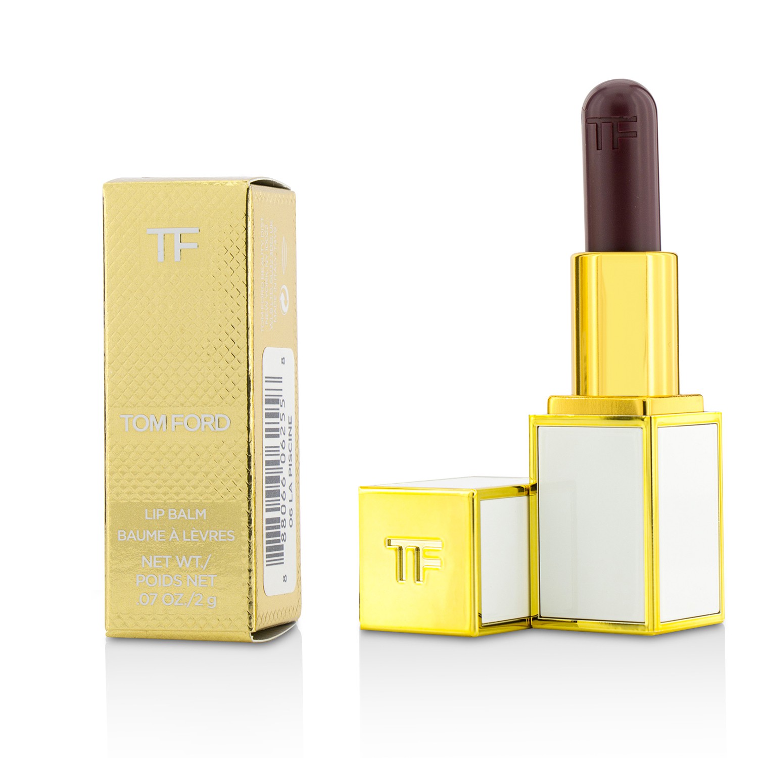 汤姆福特  Tom Ford 白管唇膏 口红Lip Balm(迷你装) 2g/0.07oz