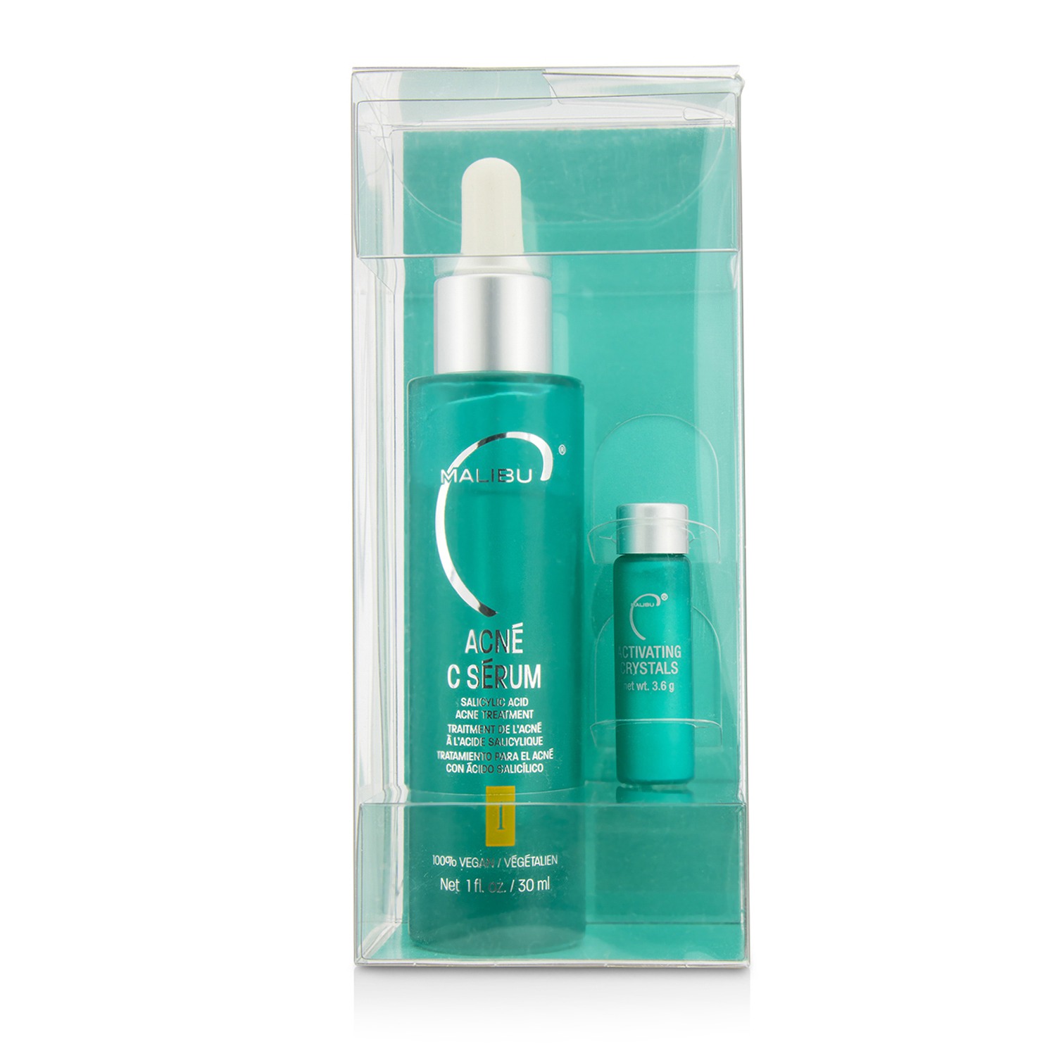 Malibu C Acne C Serum (With Activating Crystal) 30ml/1oz