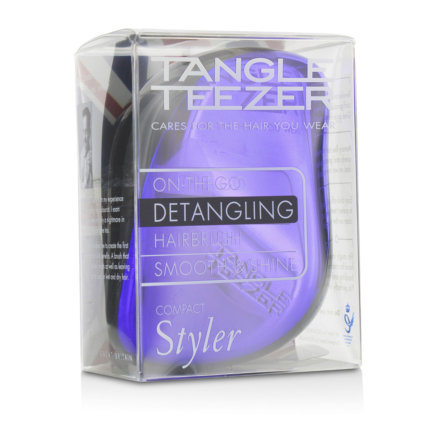 Tangle Teezer Compact Styler On-The-Go Detangling Hair Brush 1pc