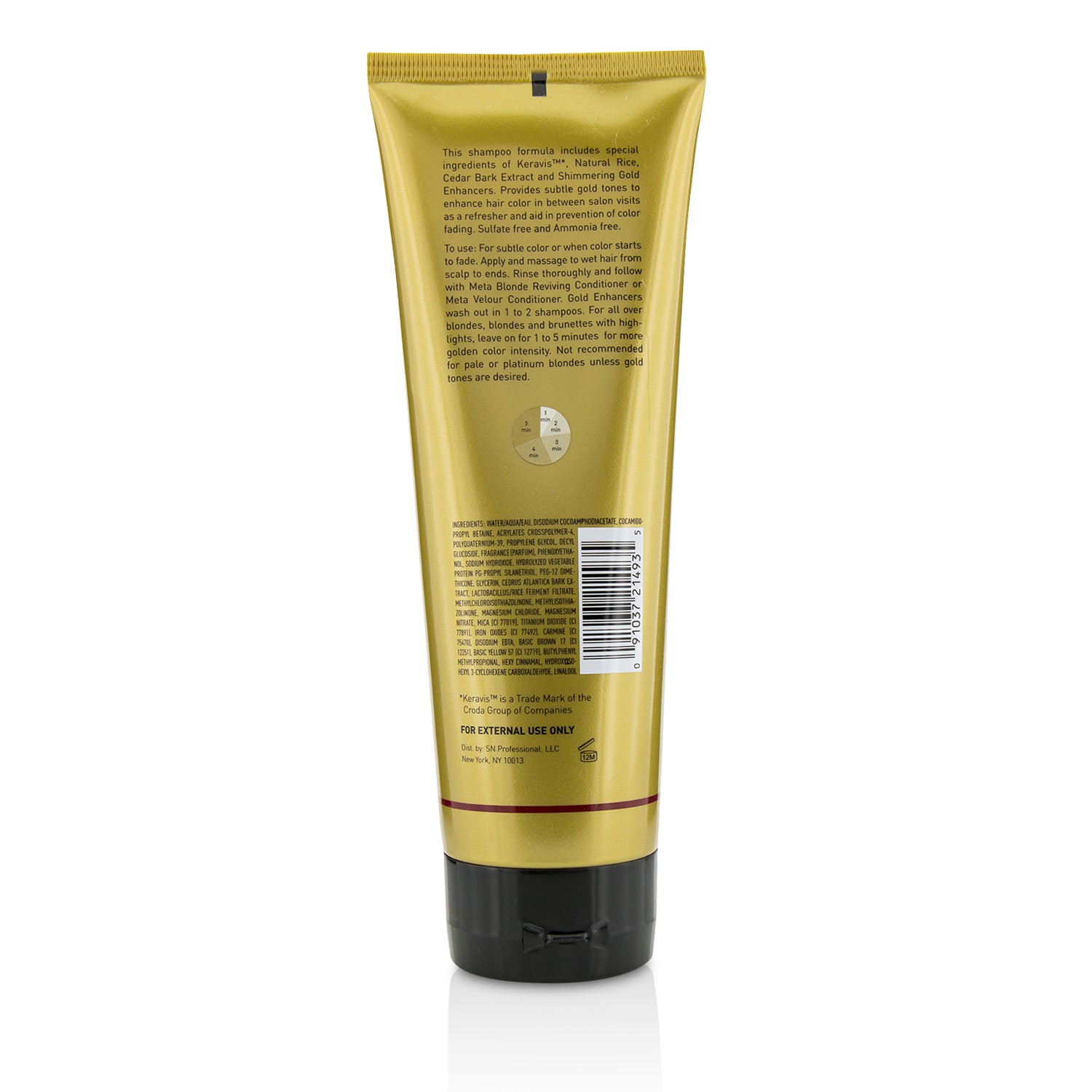 Serge Normant شامبو مجدد Meta Blonde (للشعر الطبيعي والمصبوغ، خال من الكبريتات ومعزز للون واللمعان) 236ml/8oz