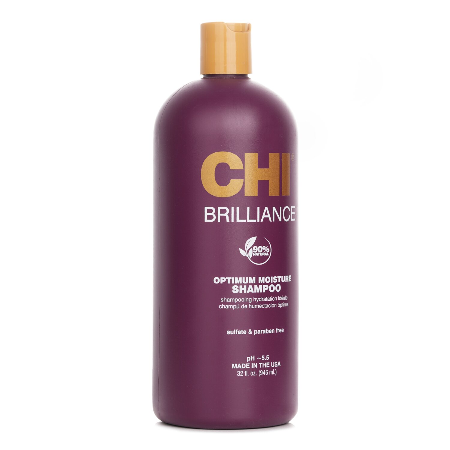chi deep brilliance olive & monoi optimum moisture shampoo