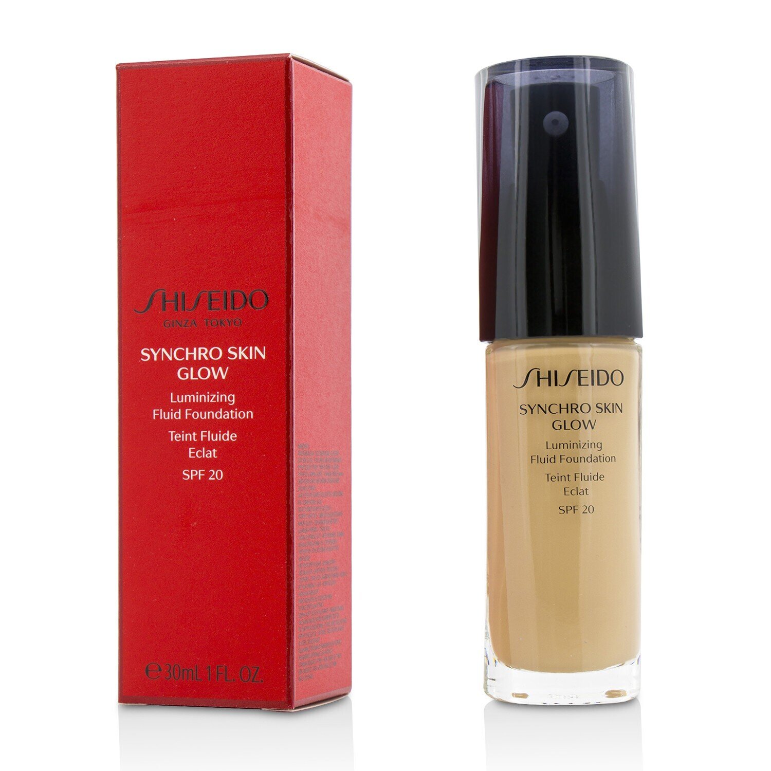 Shiseido سائل أساس ملمع للبشرة Synchro Skin SPF 20 30ml/1oz