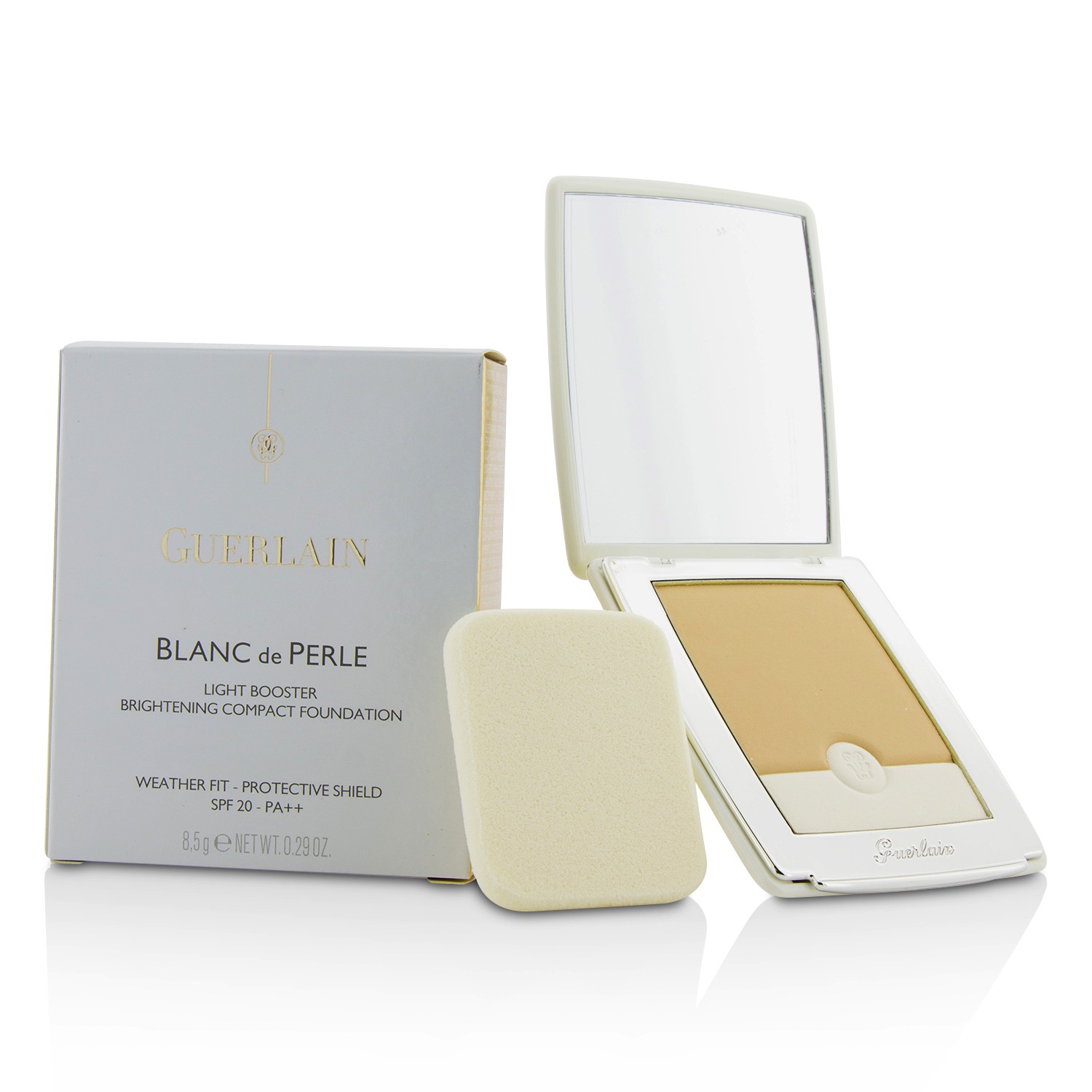 ゲラン Guerlain Blanc De Perle Light Booster Brightening Compact Foundation SPF 20 8.5g/0.29oz