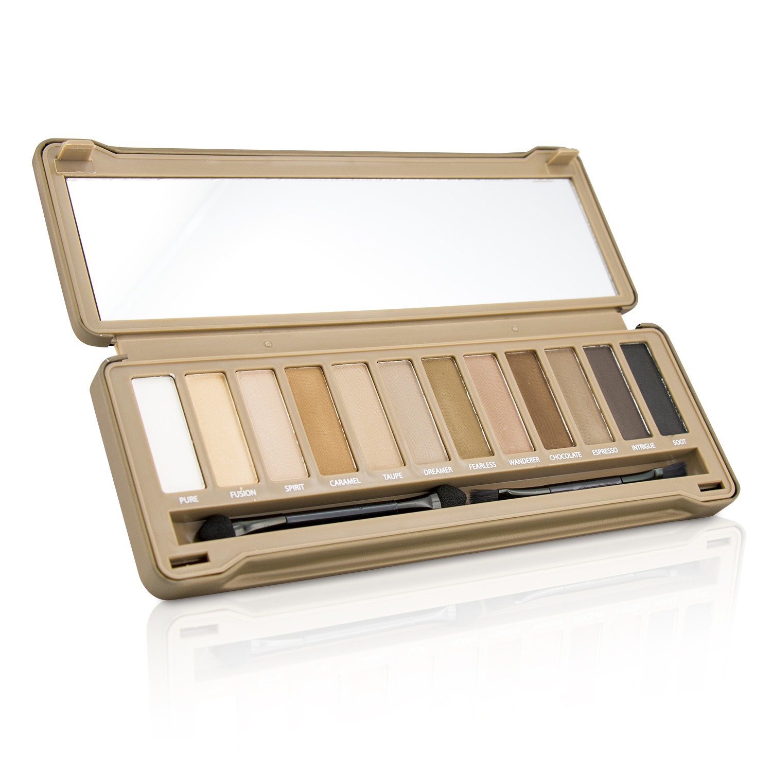 BYS Eyeshadow Palette (12x Eyeshadow, 2x Applicator) 12g/0.42oz