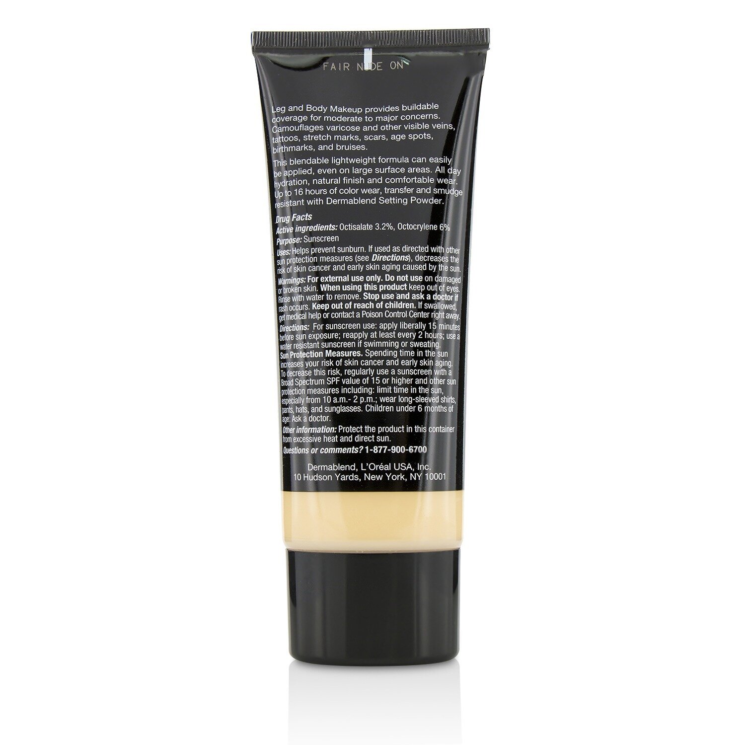 Dermablend Leg and Body Make Up Buildable Liquid Body Foundation Αντηλιακό ευρέος φάσματος SPF 25 100ml/3.4oz