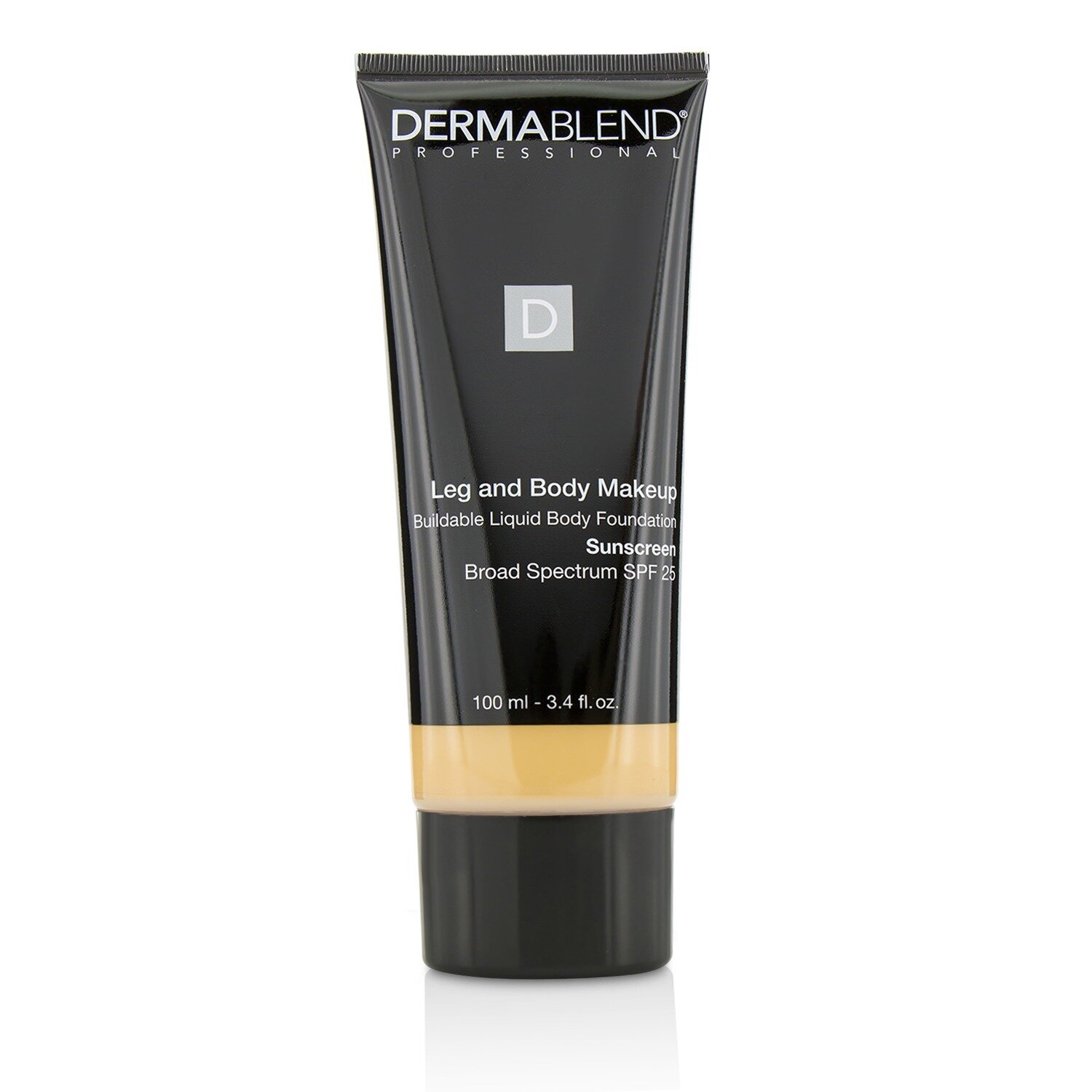 Dermablend Leg and Body Make Up Buildable Liquid Body Foundation Sunscreen Broad Spectrum SPF 25 100ml/3.4oz