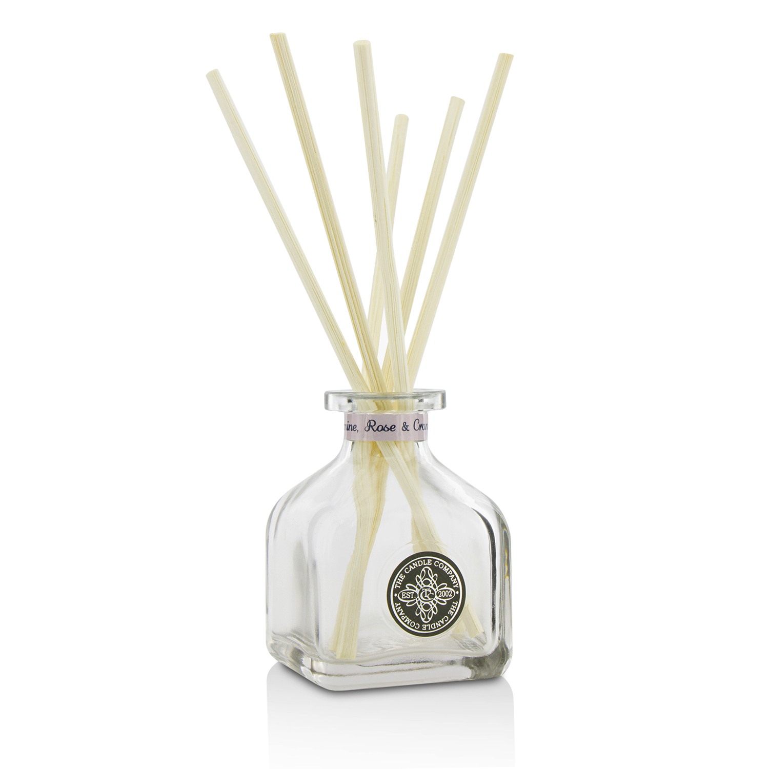 蜡烛世家  The Candle Company Reed Diffuser with Essential Oils - Jasmine, Rose & Cranberry 100ml/3.38oz