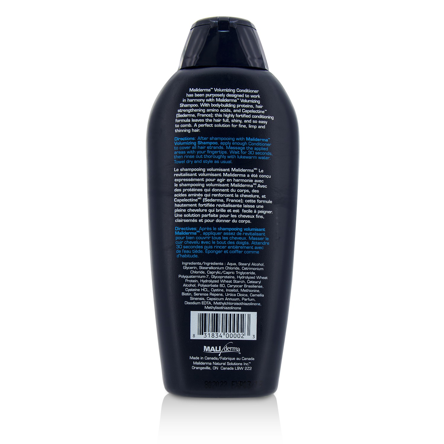 Maliderma Volumizing Conditioner (For Fine and Thinning Hair) 300ml/10oz