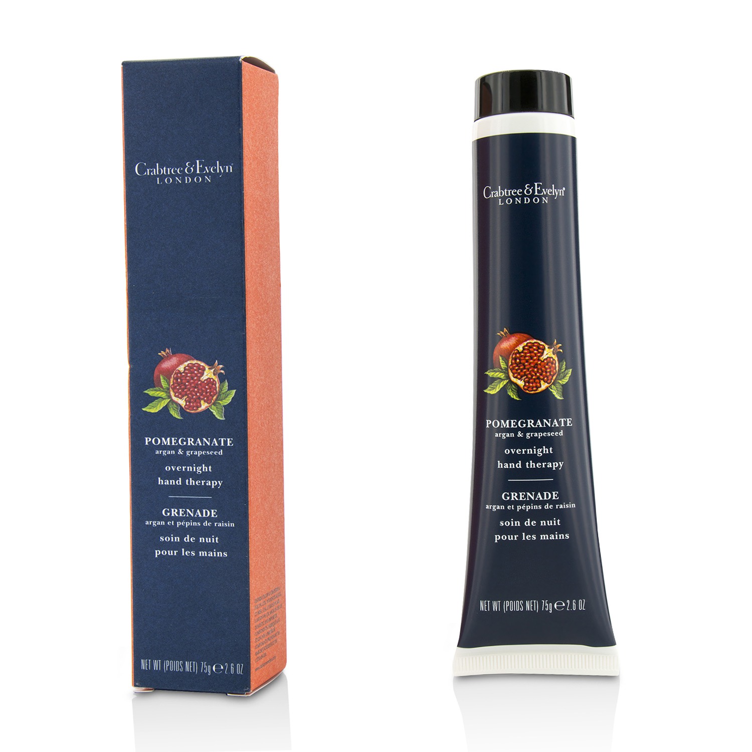 Crabtree & Evelyn Pomegranate, Argan & Grapeseed Overnight Hand Therapy 75g/2.6oz