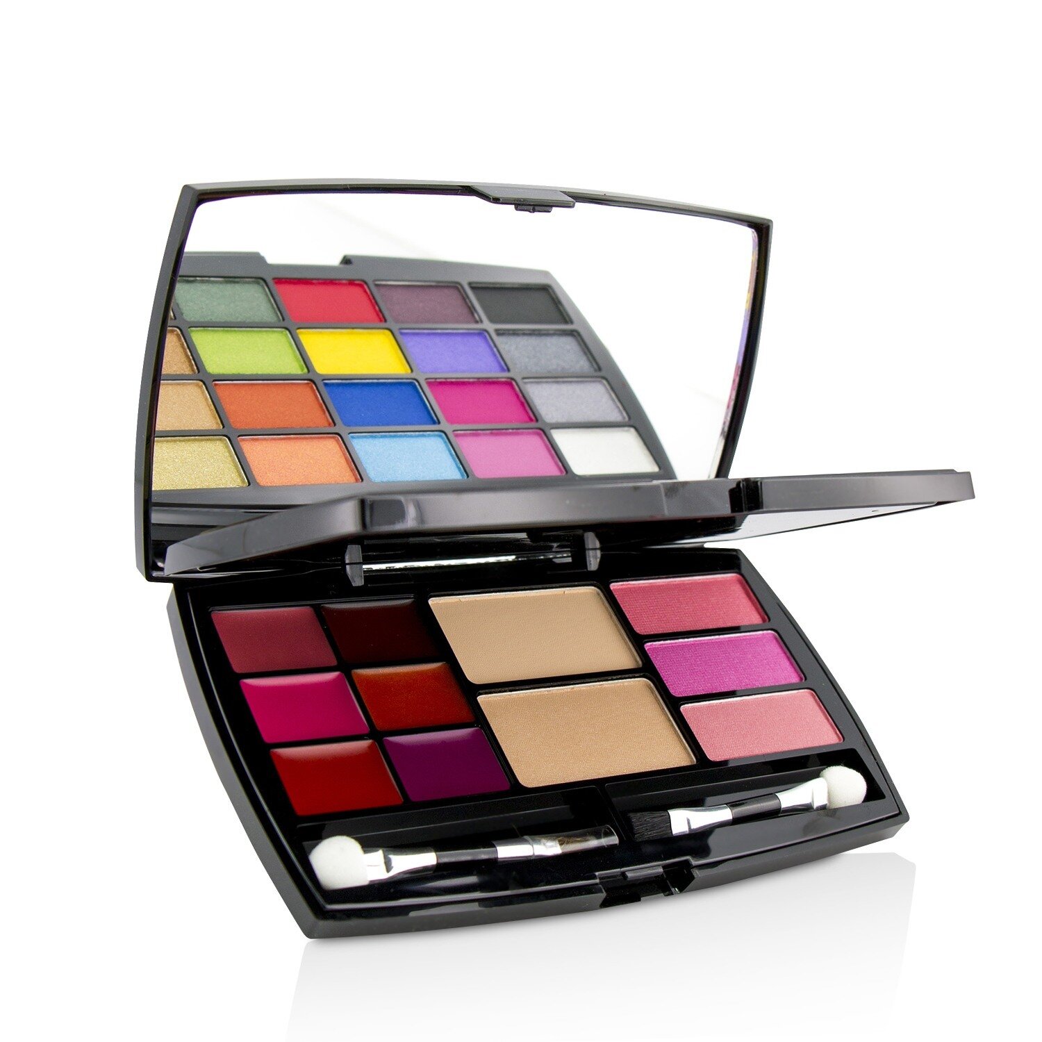 Cameleon MakeUp Kit Deluxe G2127 (20x øyenskygge, 3x blush, 2x pudder, 6x lipgloss, 2x applikator) Picture Color