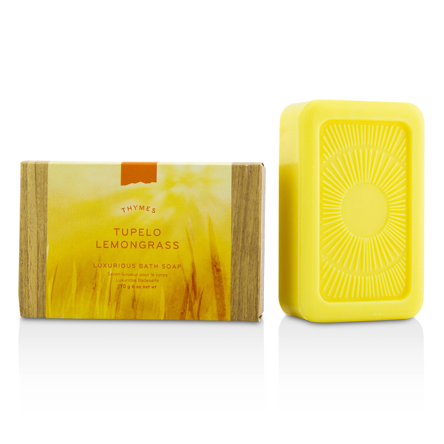 Thymes Tupelo Lemongrass Luxurious Bath Soap 170g/6oz