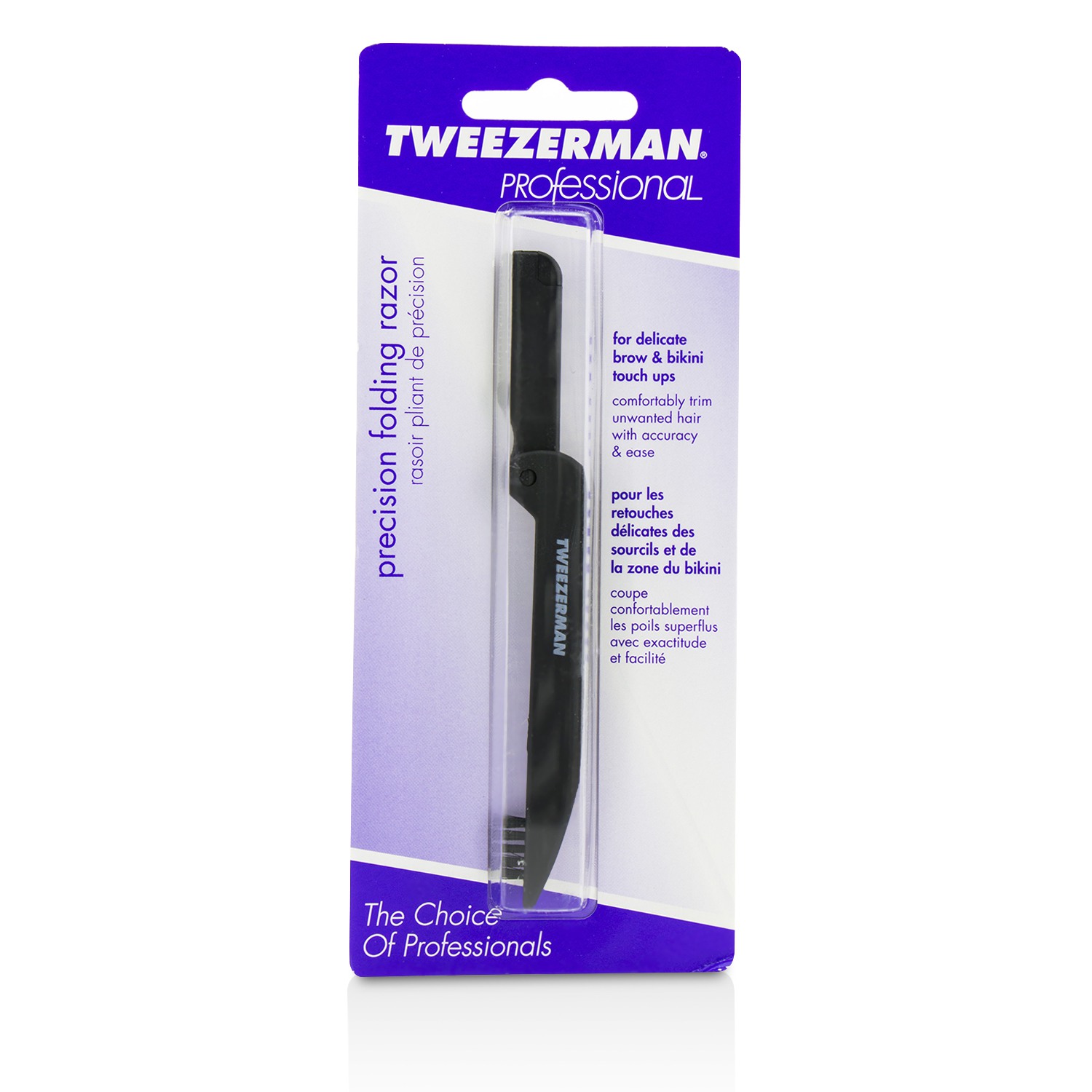 Tweezerman Professional Precision Folding Brow Razor Picture Color