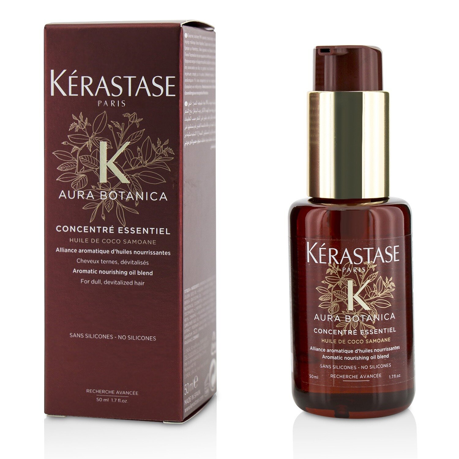 Kerastase مزيج زيتي مغذٍ فواح أساسي مركز Aura Botanica 50ml/1.7oz