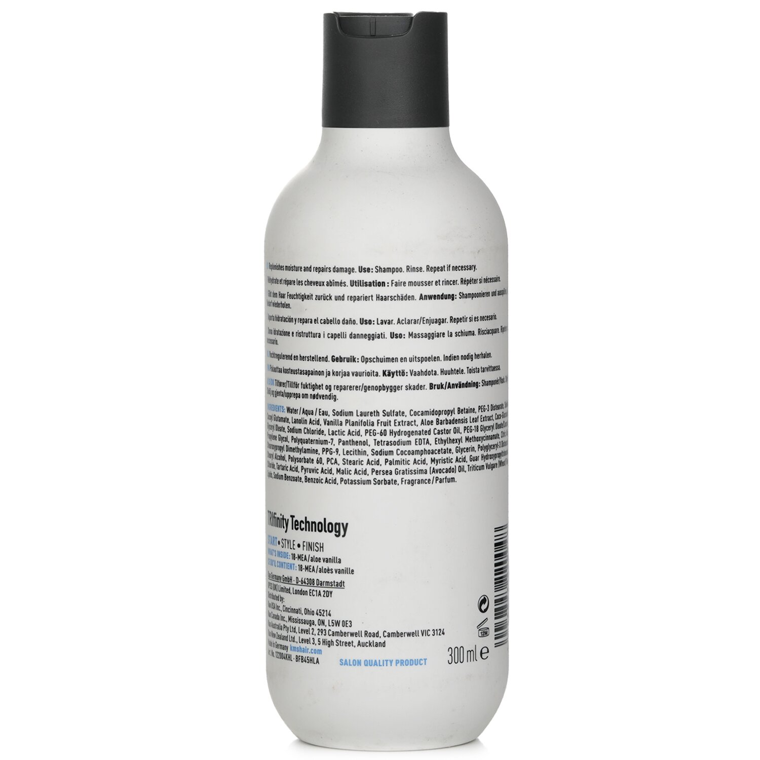 KMS California Moist Repair Shampoo (Ενυδάτωση και Επανόρθωση) 300ml/10.1oz