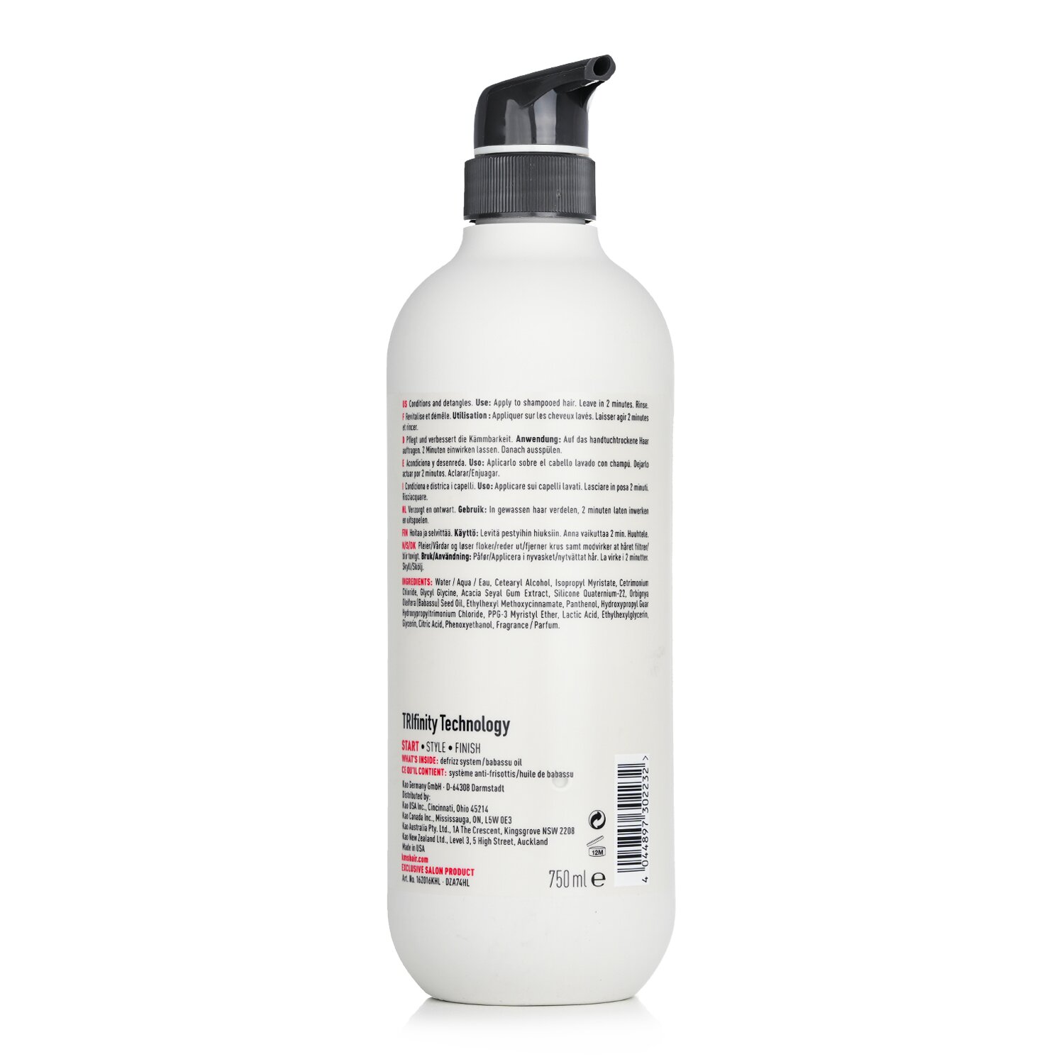 KMS California Tame Frizz Conditioner (Smoothing and Frizz Reduction) 750ml/25.3oz