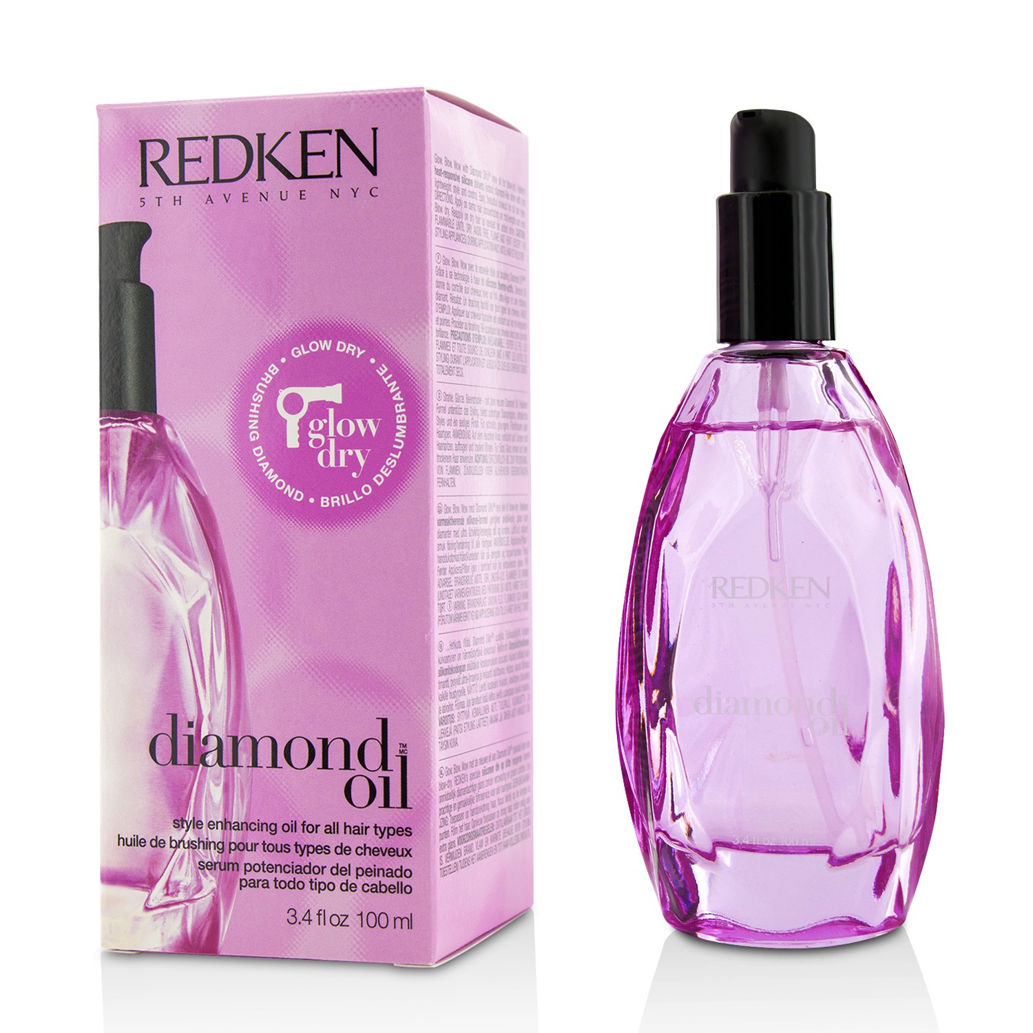 レッドケン Redken ダイヤモンドオイル グロウドライ 100ml/3.4oz