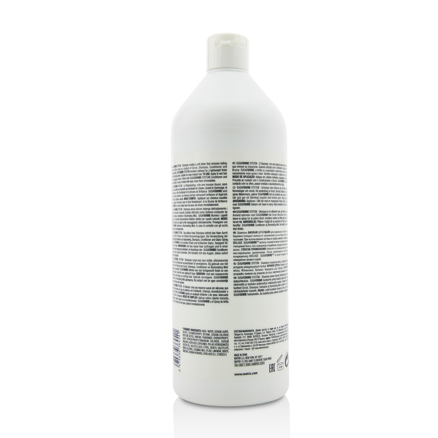 Matrix Biolage Sugar Shine System Shampoo (For Normal/ Dull Hair) שמפו עבור שיער רגיל/עמום 1000ml/33.8oz