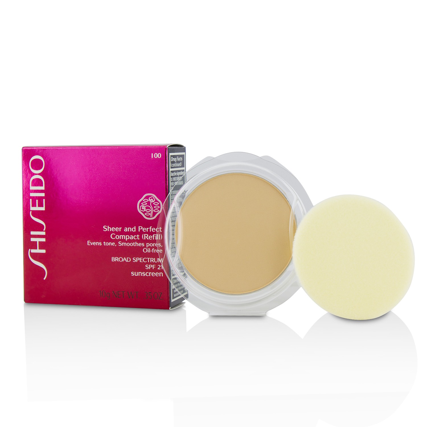 Shiseido Sheer & Perfect Compact Foundation SPF 21 (Refill) 10g/0.35oz