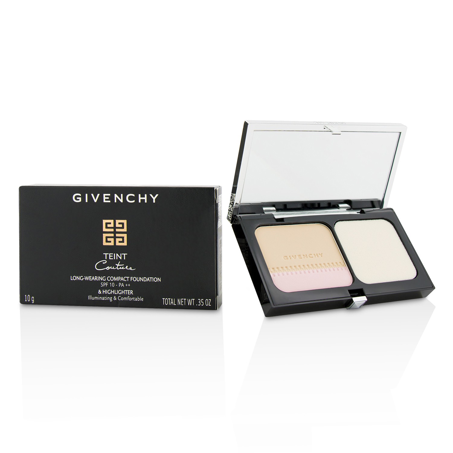 Givenchy Teint Couture Long Wear Compact Foundation & Highlighter SPF10 10g/0.35oz