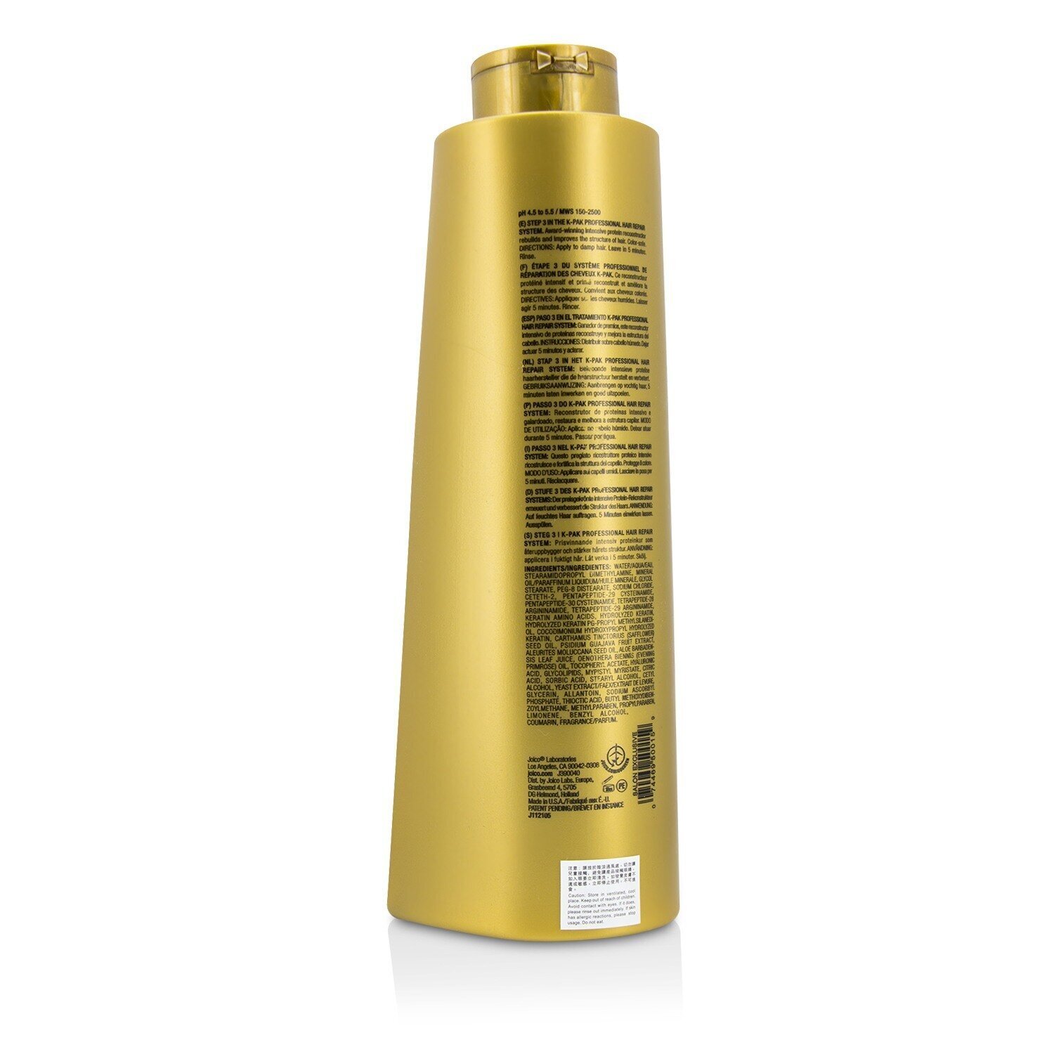 Joico 舟科  K-PAK深層強化髮質重組素 1000ml/33.8oz