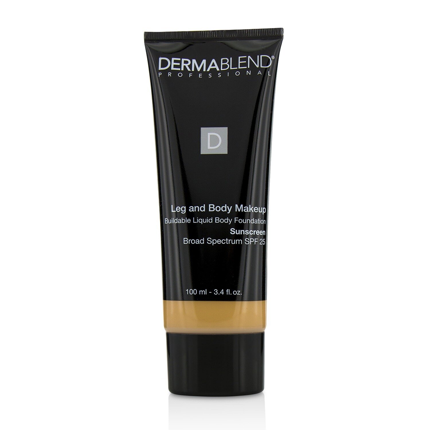 Dermablend Leg and Body Make Up Buildable Liquid Body Foundation Sunscreen Broad Spectrum SPF 25 100ml/3.4oz