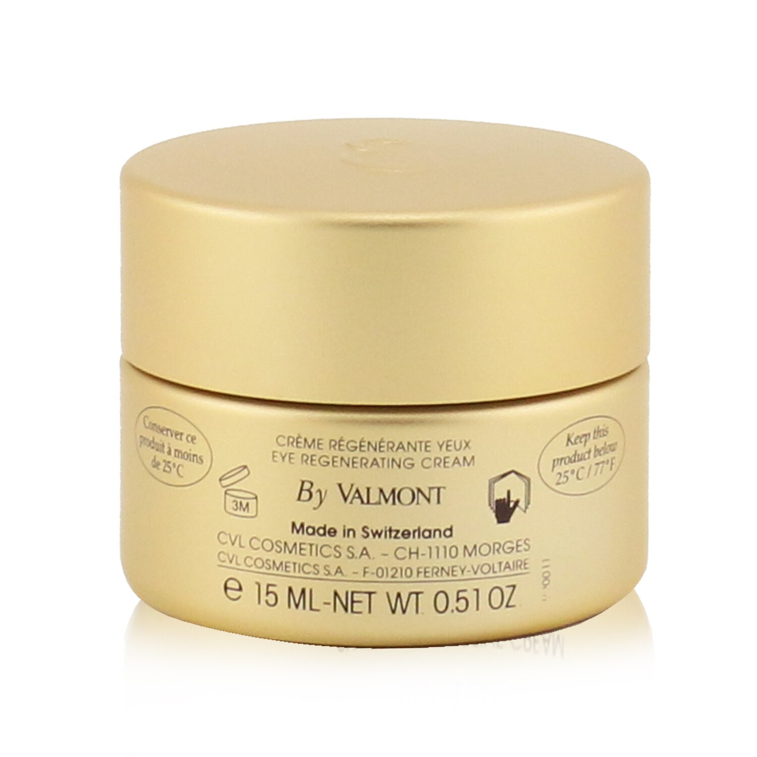 Valmont Elixir des Glaciers Vos Yeux Swiss Poly-Active Eye Regenerating Cream (New Packaging) (Unboxed) 15ml/0.5oz