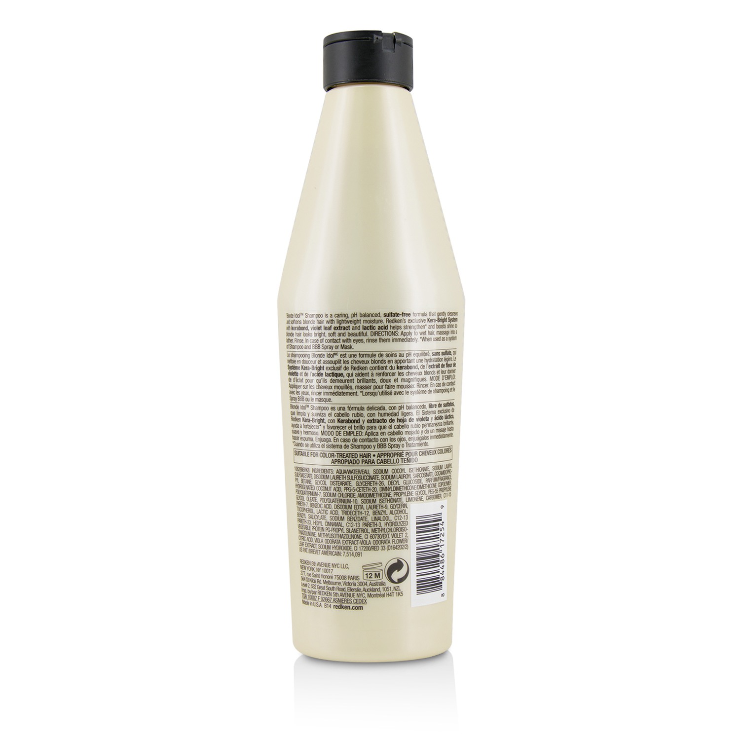 Redken Blonde Idol Champú Libre de Sulfato - Para Todos los Cabello Rubios (Botella Ligeramente Defectuosa) 300ml/10.1oz