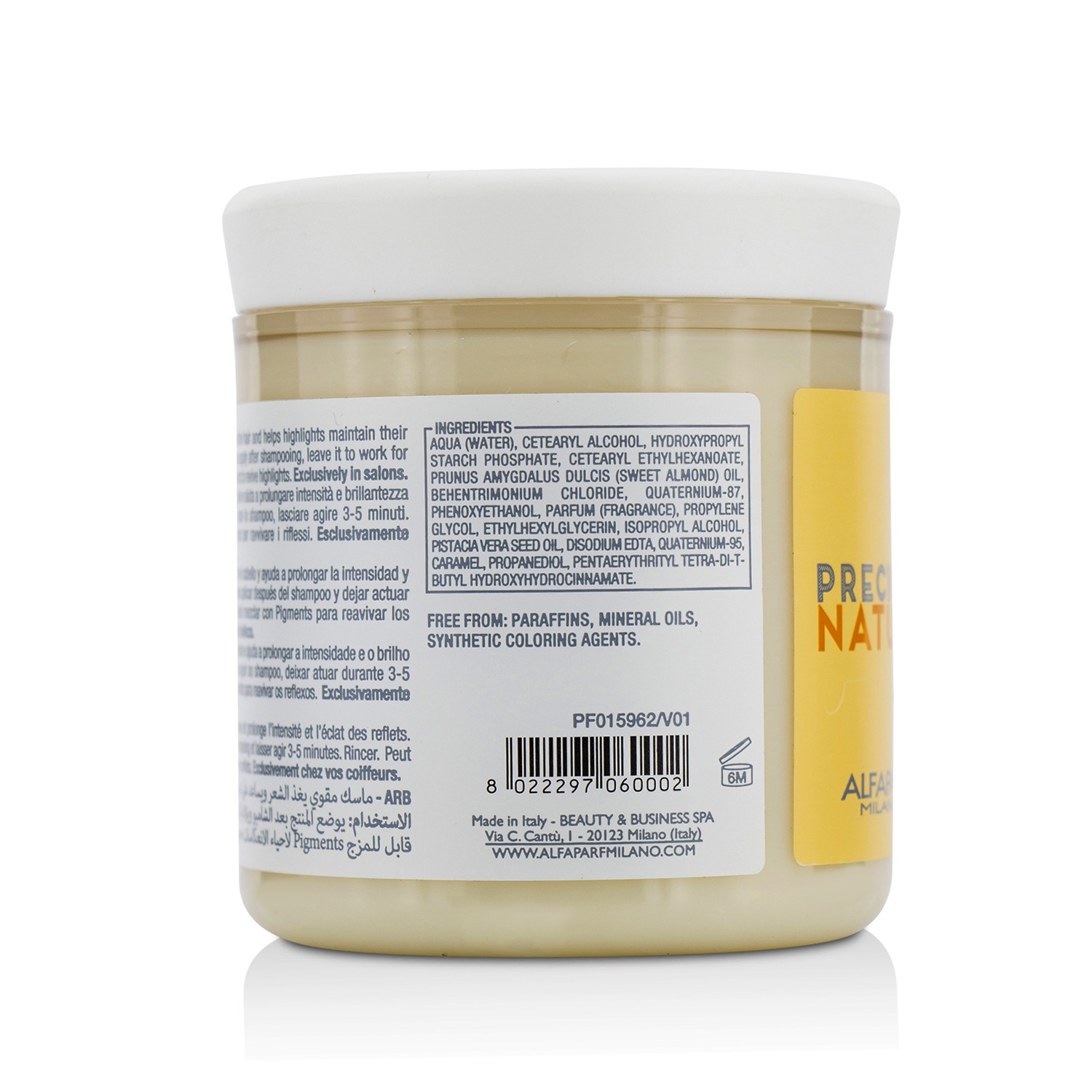 AlfaParf Precious Nature Today's Mascarilla Especial (Para Cabello Tinturado) 200ml/7.05oz