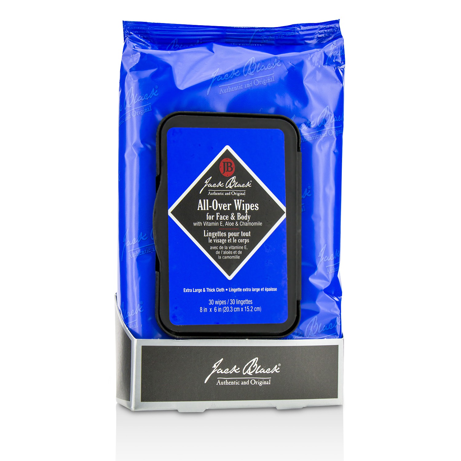 Jack Black Toallas Para Todo para Rostro, Cabello & Cuerpo 30 wipes