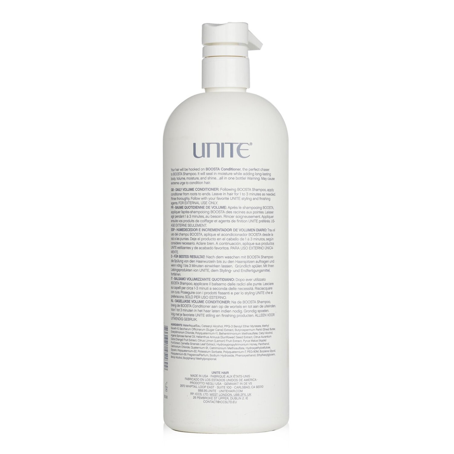 Unite BOOSTA Conditioner (Volume Body) מרכך 1000ml/33.8oz