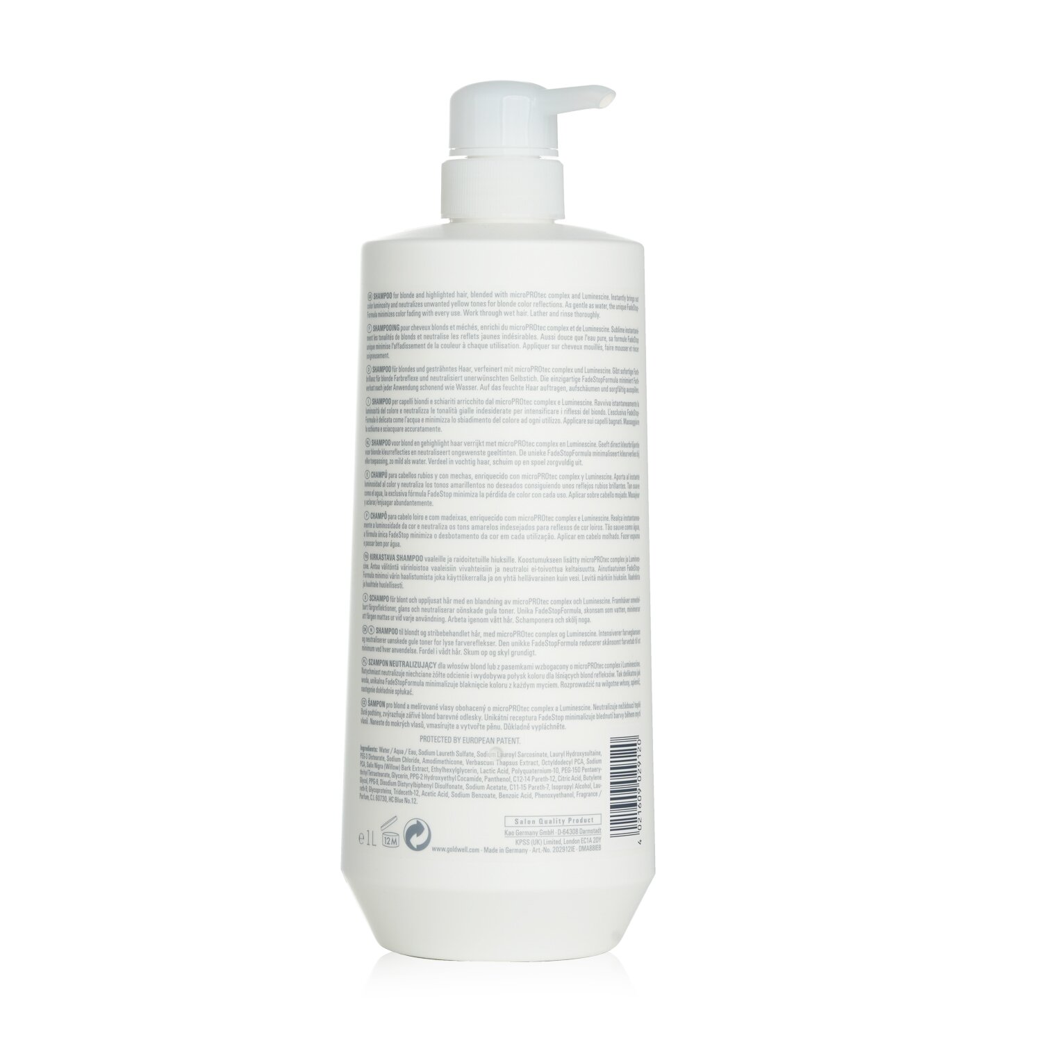 歌薇  Goldwell 双重感受抗枯黄洗发露 1000ml/33.8oz