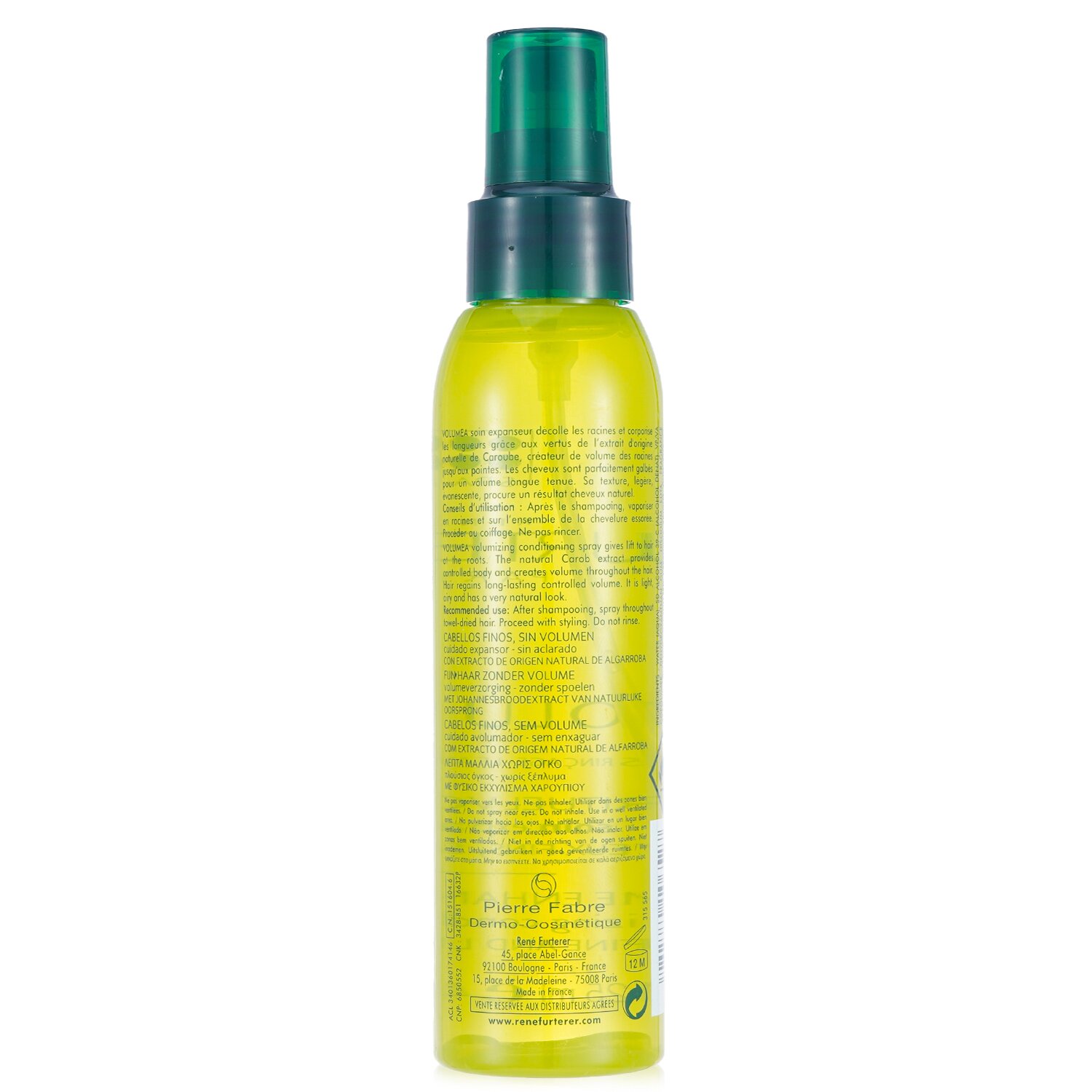 Rene Furterer Volumea Volume Enhancing Ritual Volumizing Conditioning Spray (Fine and Limp Hair) 125ml/4.2oz