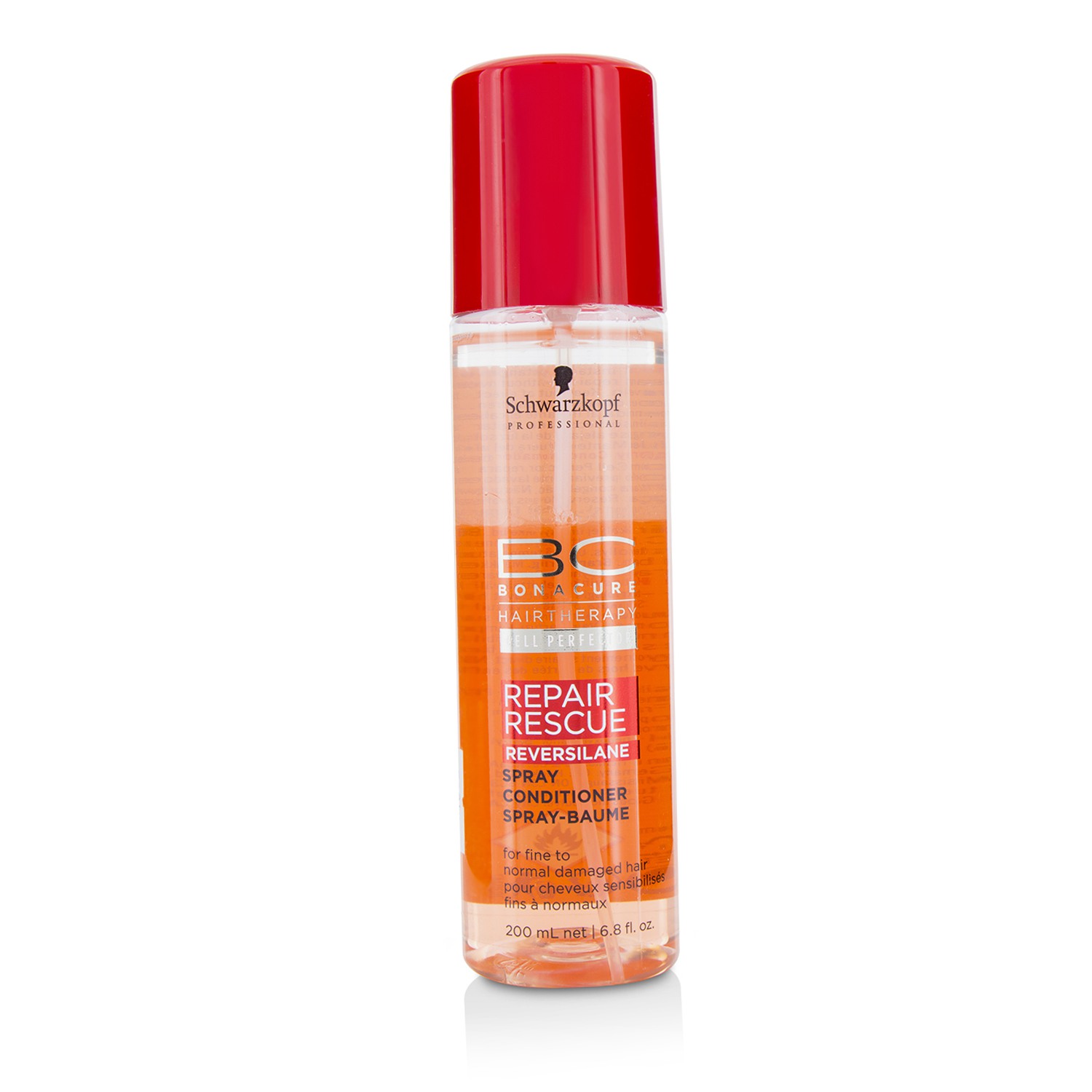 Schwarzkopf BC Repair Rescue Reversilane Spray Conditioner (For Fine to Normal Damaged Hair) 200ml/6.8oz