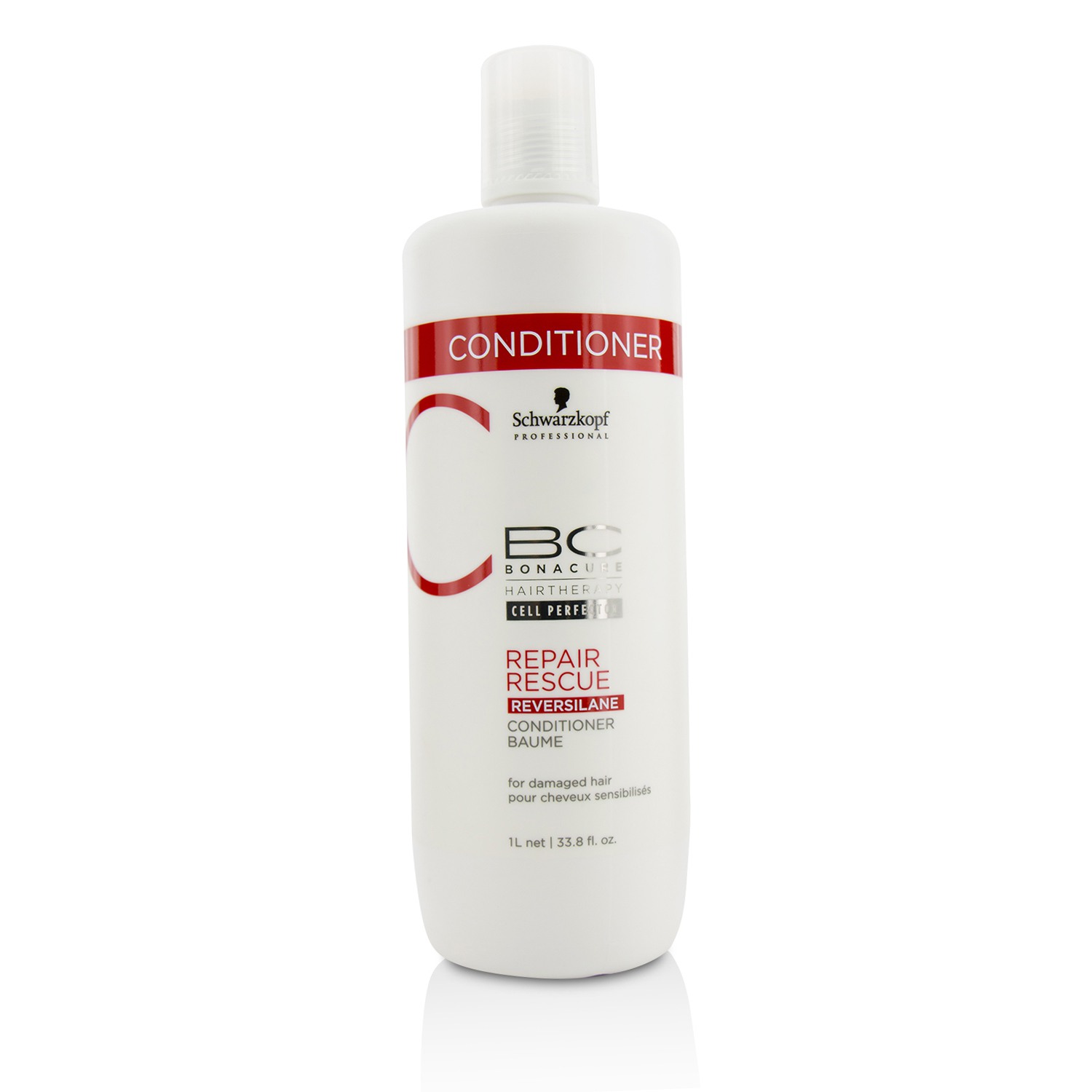 Schwarzkopf BC Repair Rescue Reversilane Acondicionador (Para Cabello Dañado) 1000ml/33.8oz