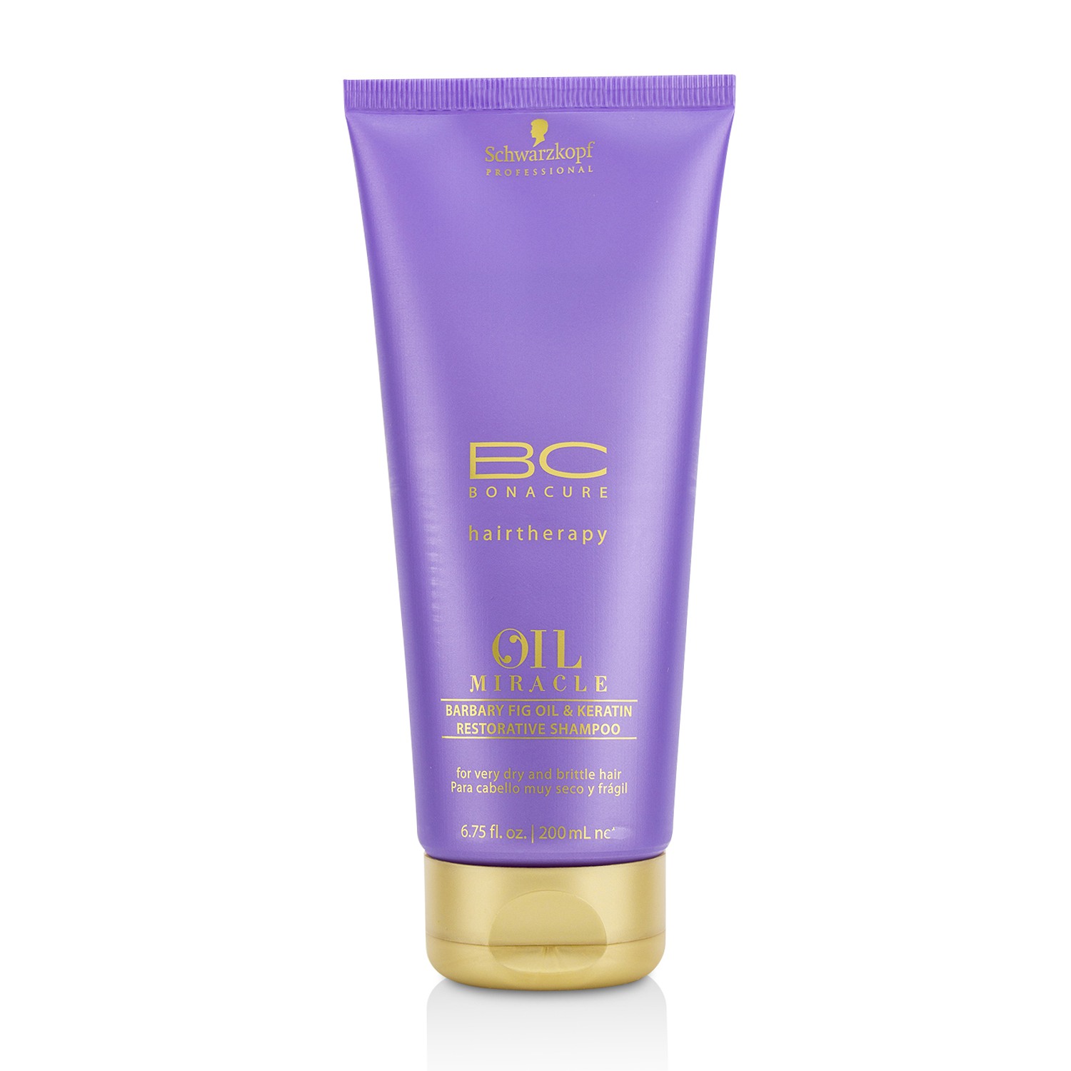 Schwarzkopf BC Oil Miracle Barbary Fig Oil & Keratin Restorative Shampoo (For Very Dry and Brittle Hair) 200ml/6.75oz